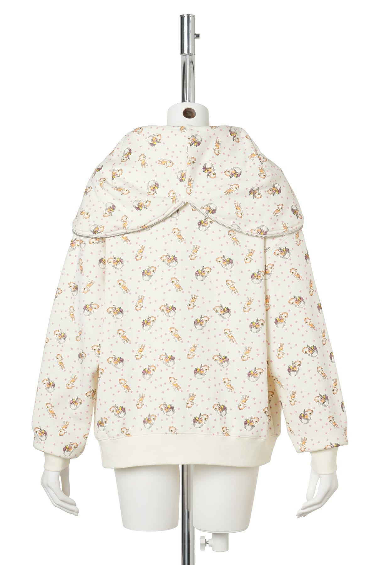 BUTTERFLY HOODIE / PEACH DEER