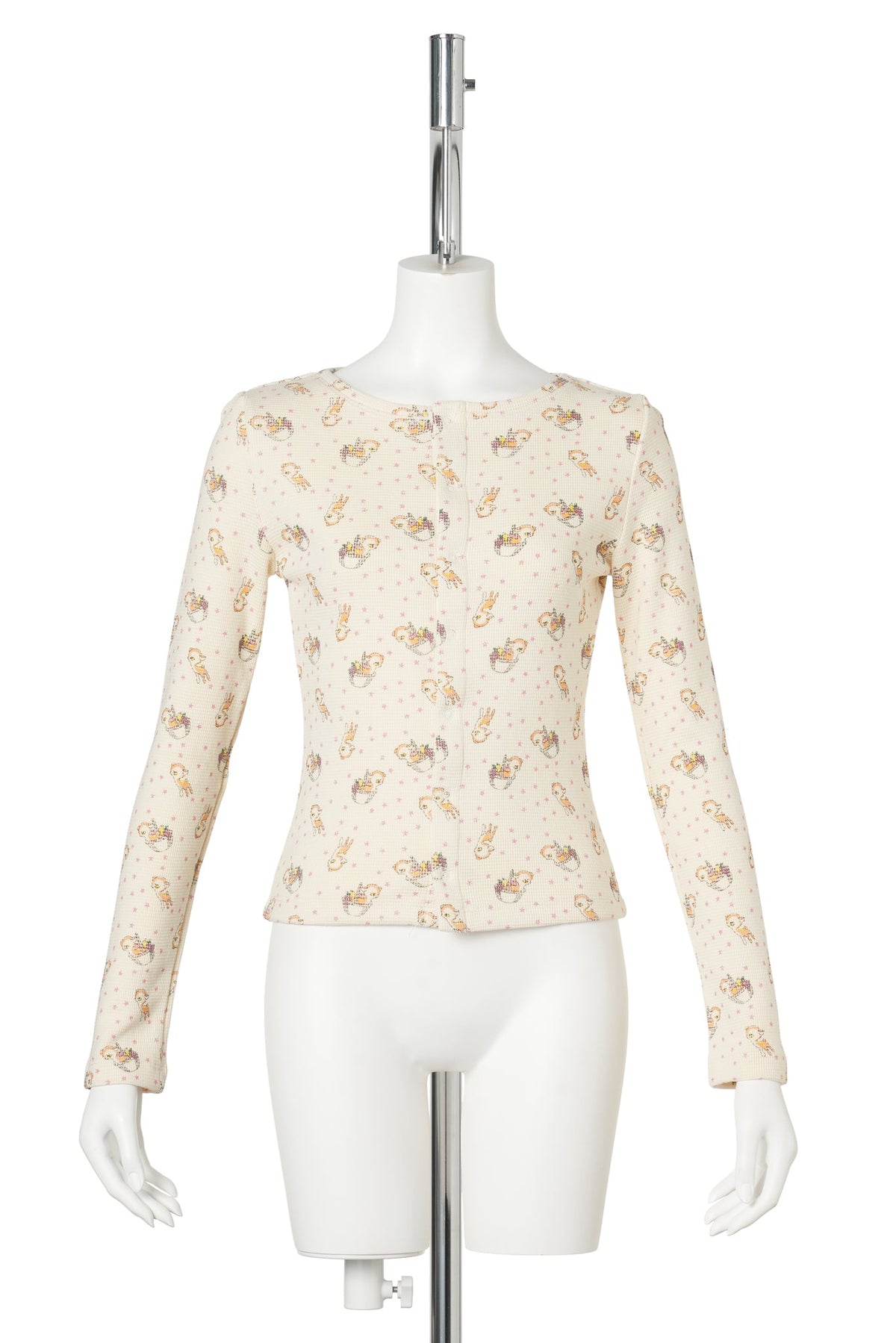 THERMAL TOP / PEACH DEER