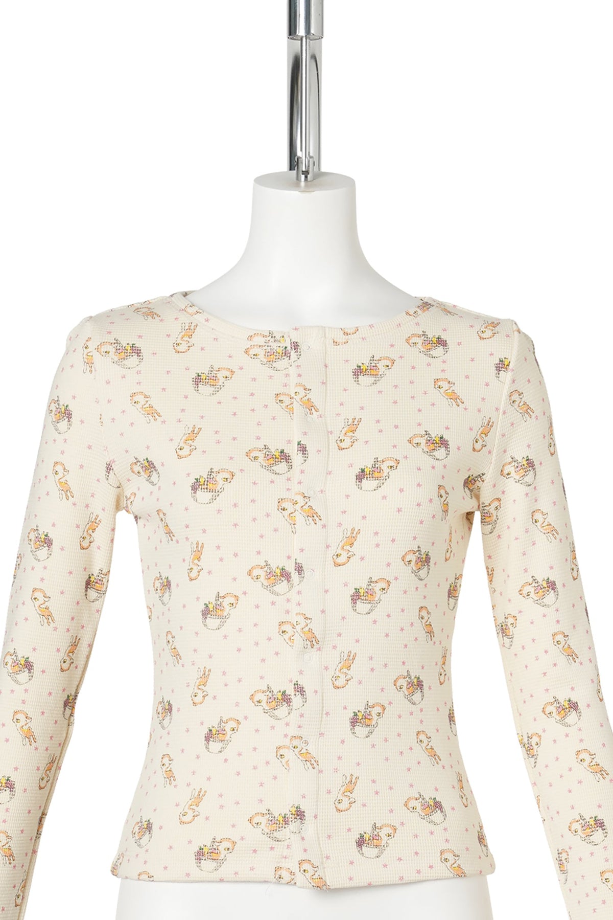 THERMAL TOP / PEACH DEER