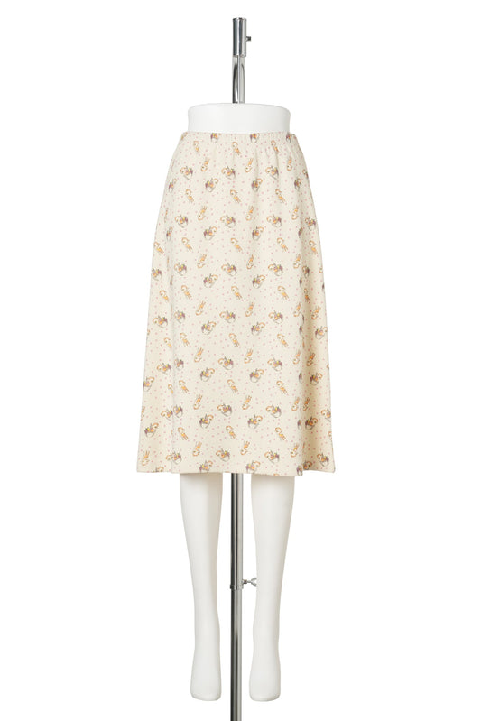 THERMAL SKIRT / PEACH DEER