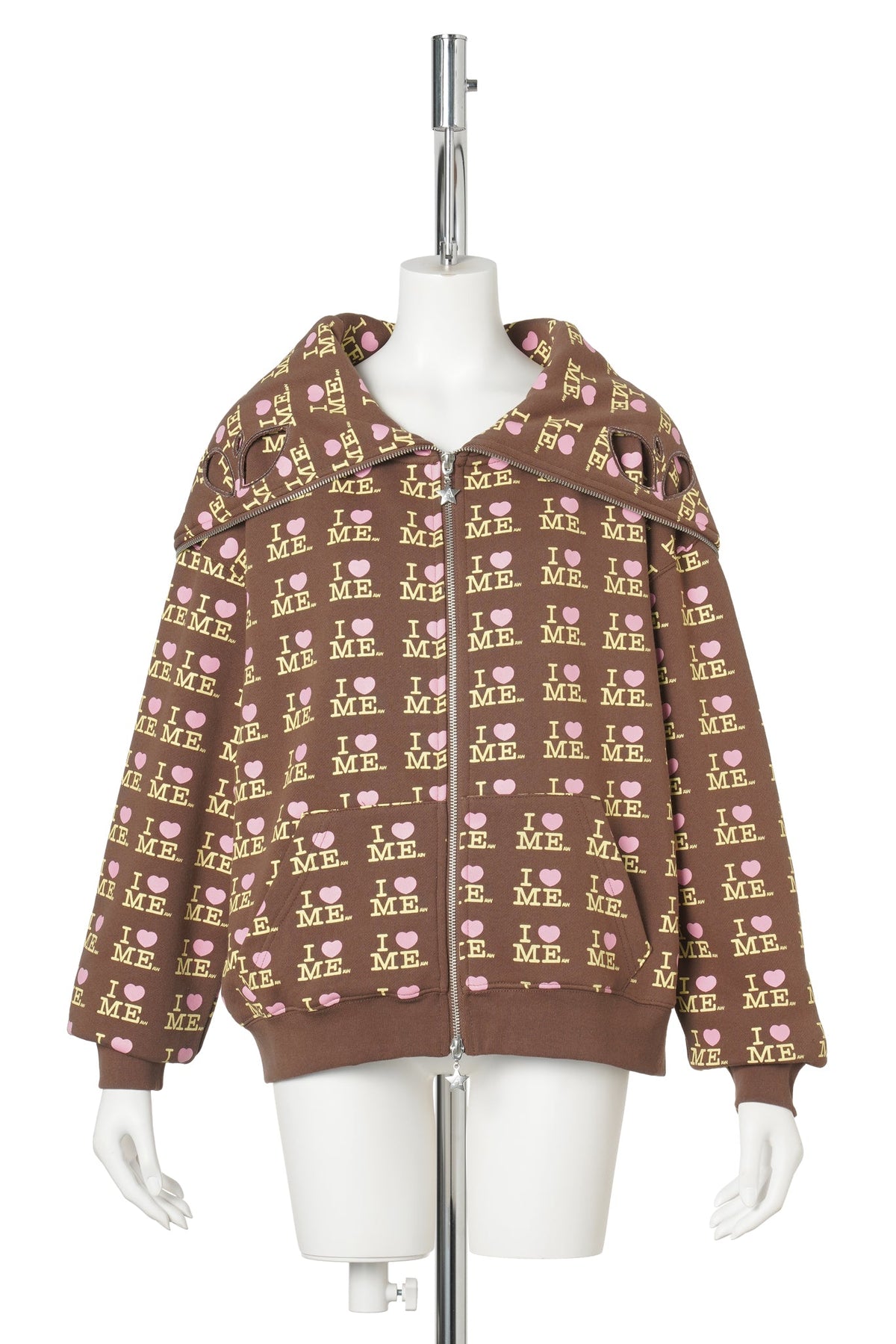 BUTTERFLY HOODIE / I HEART ME CHOCO