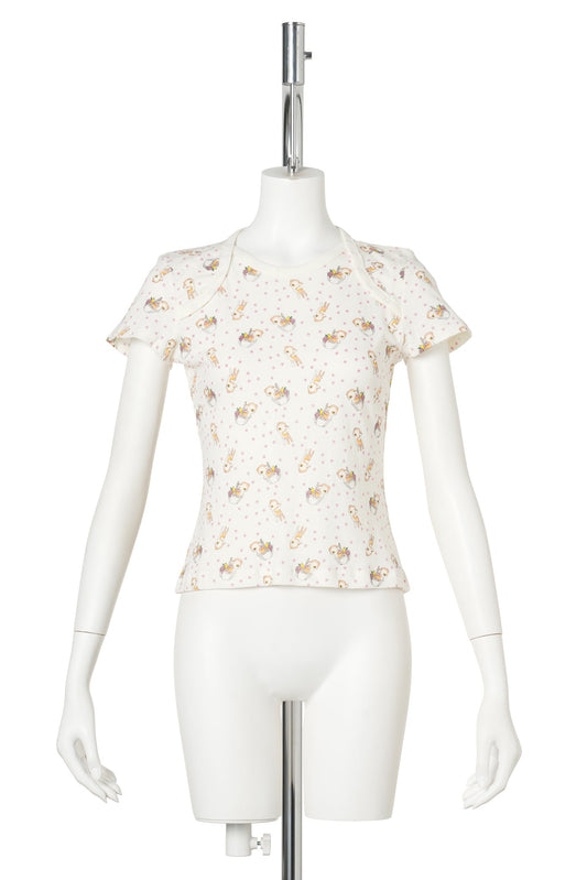 BABYGROW TEE / PEACH DEER