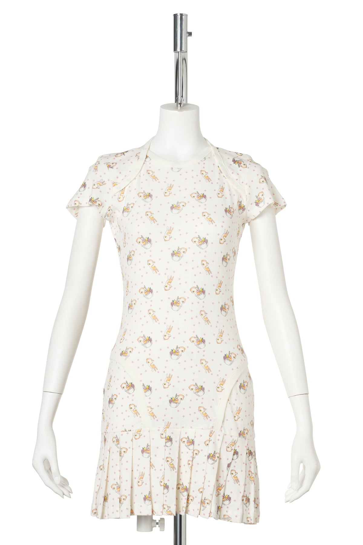 BABYGROW DRESS / PEACH DEER