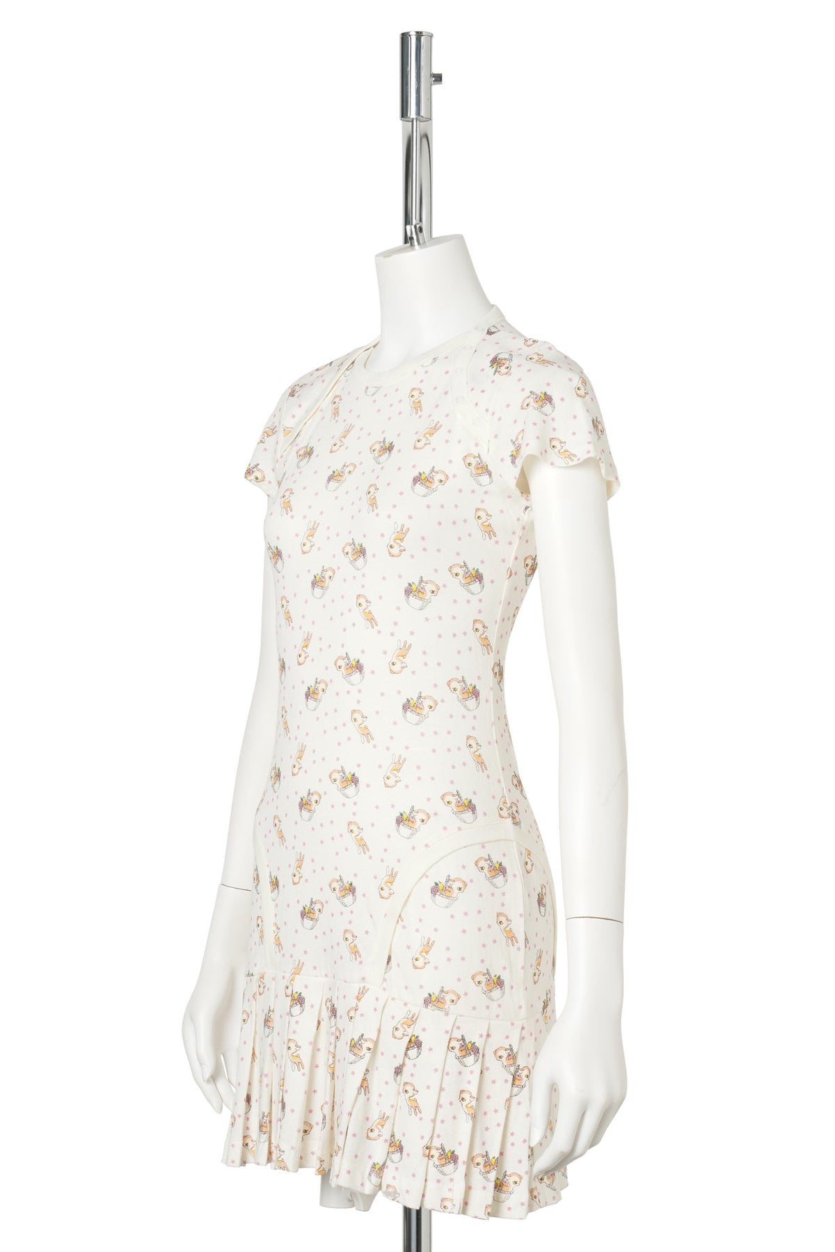 BABYGROW DRESS / PEACH DEER