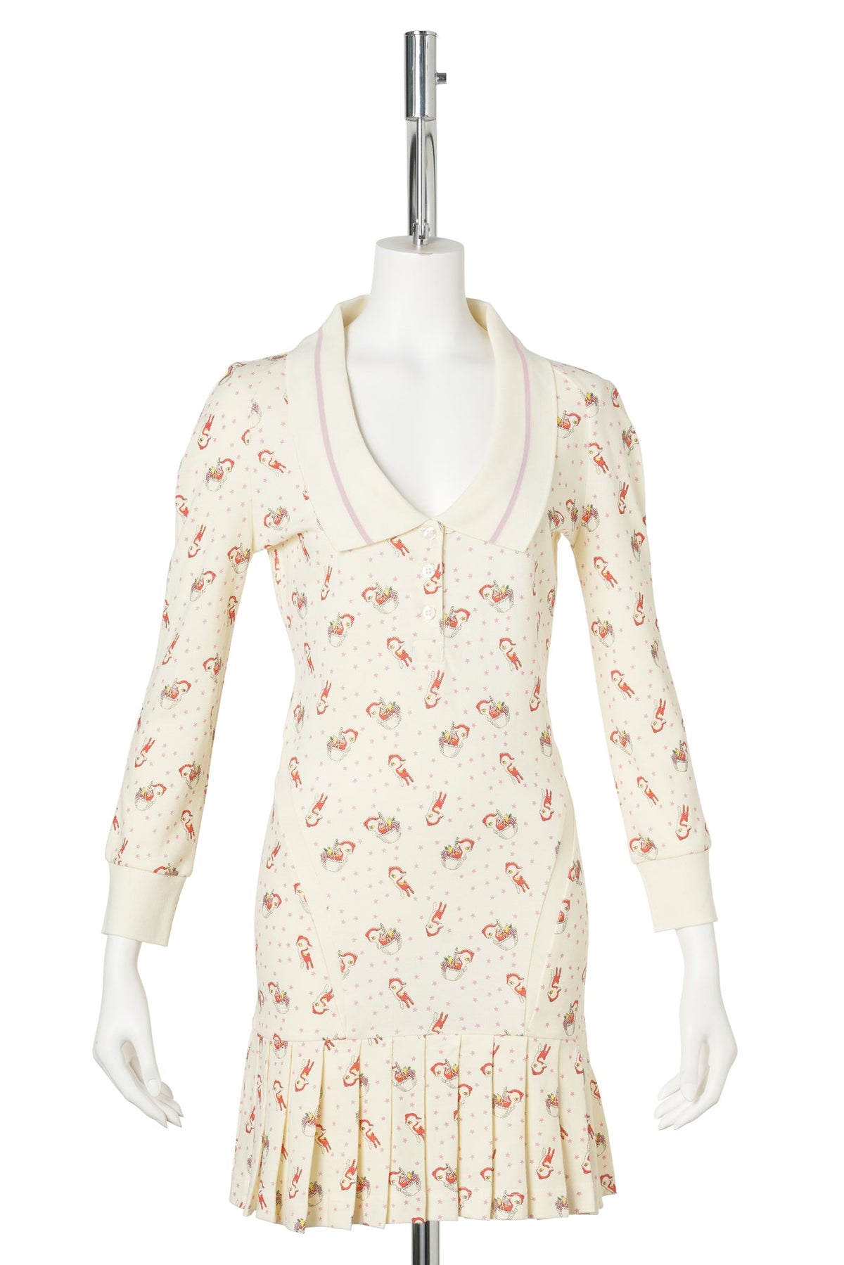 LONG SLEEVE AMELIA DRESS / RED DEER
