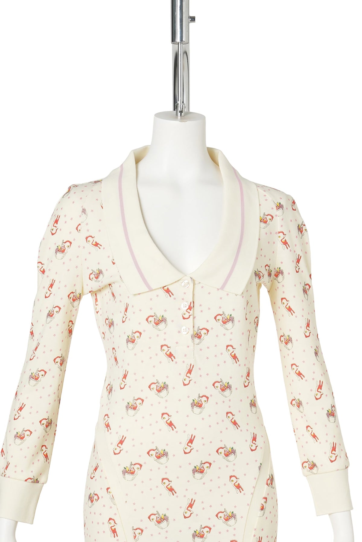 LONG SLEEVE AMELIA DRESS / RED DEER