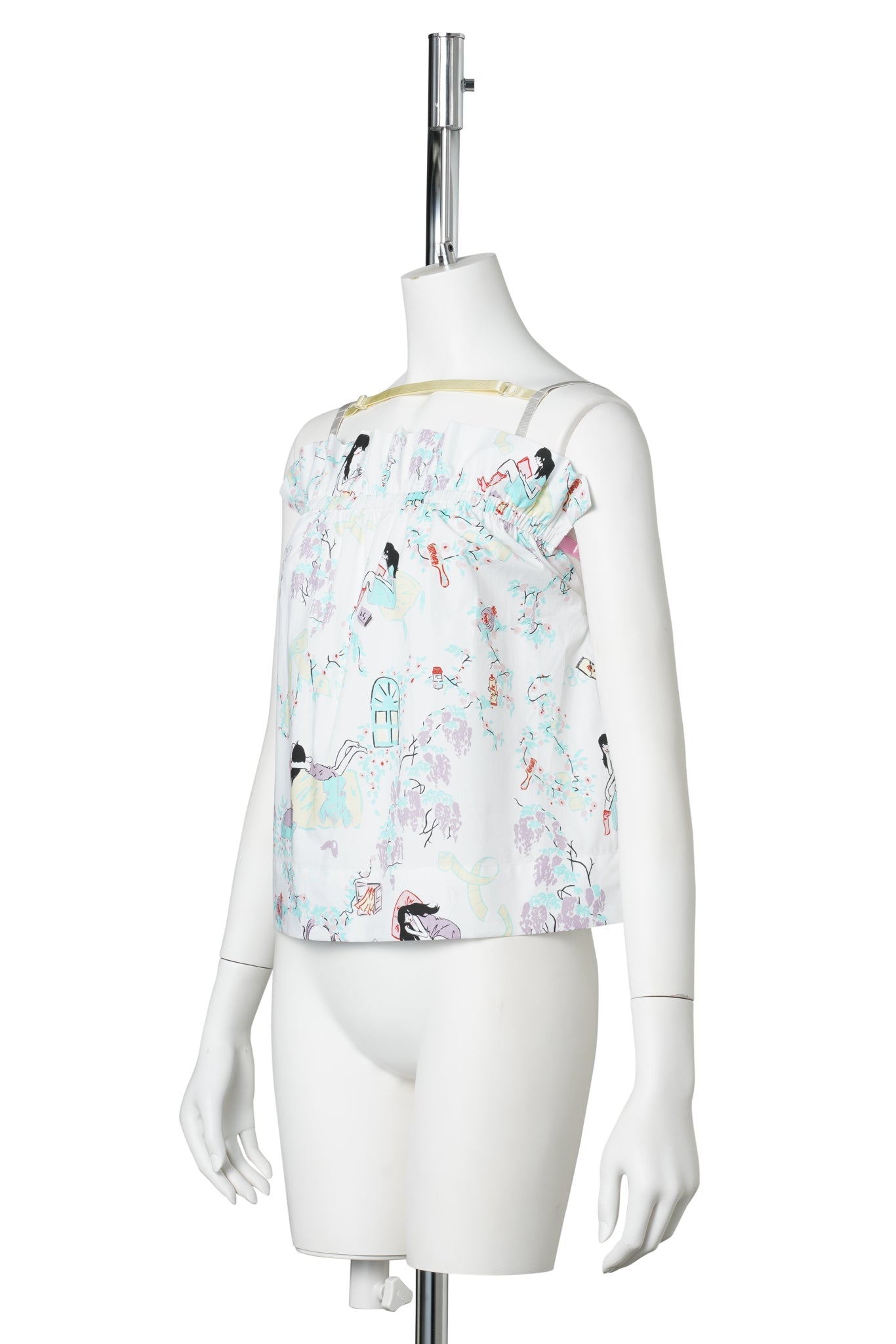 PILLOW SLIP TOP / WHITE 'DAY IN THE LIFE'