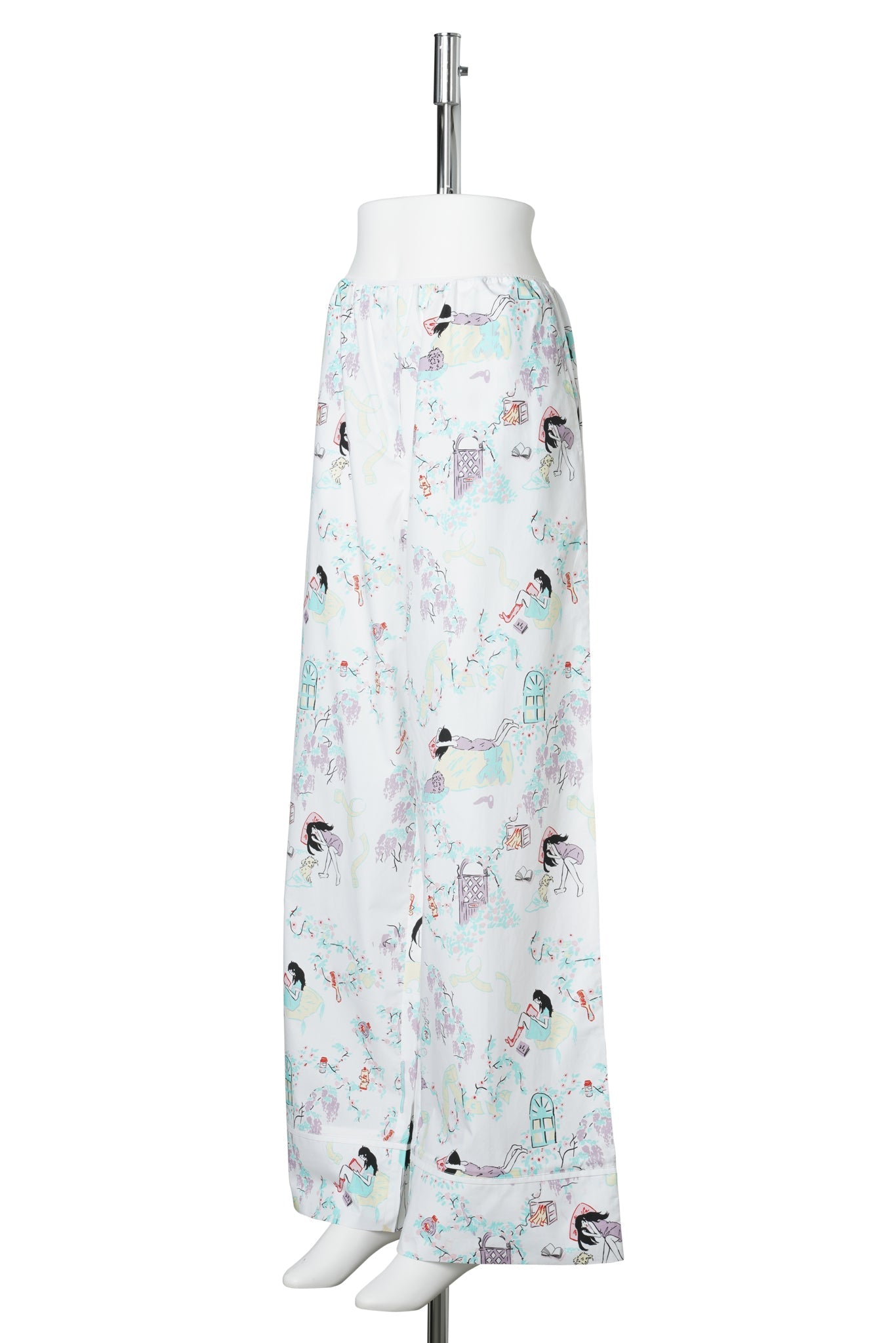 PYJAMA PANTS / WHITE 'DAY IN THE LIFE'