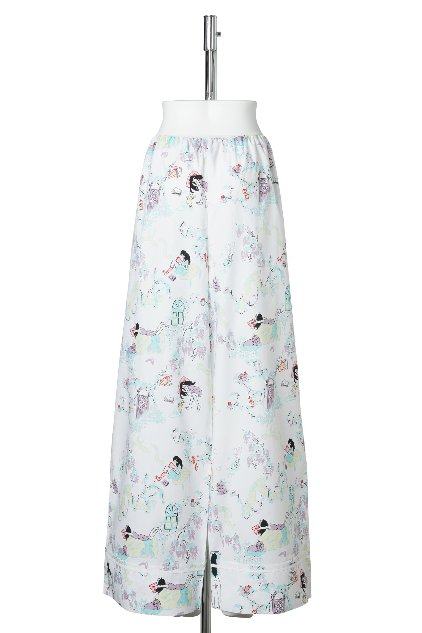 PYJAMA PANTS / WHITE 'DAY IN THE LIFE'
