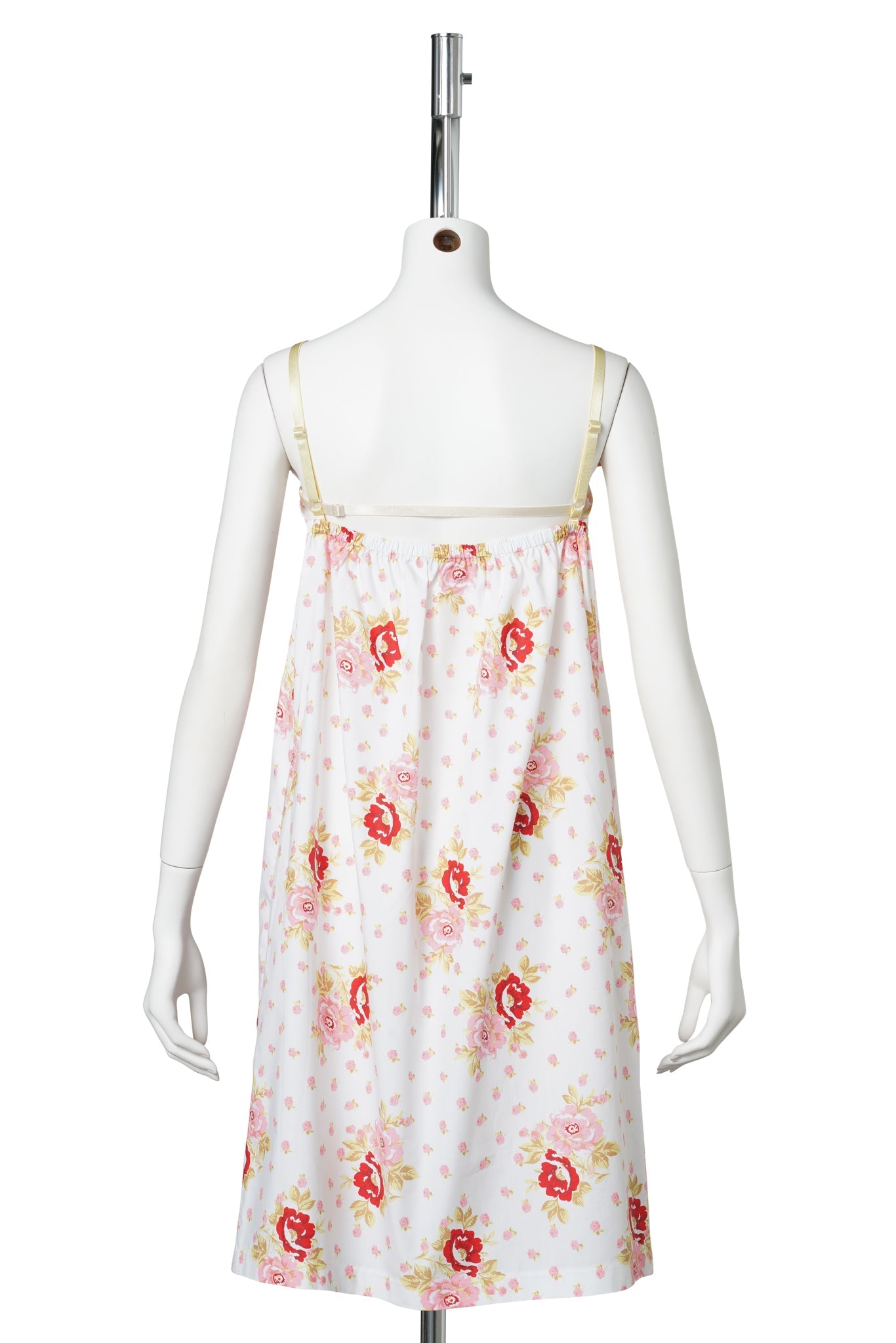 PILLOW SLIP DRESS / RED VINTAGE FLORAL