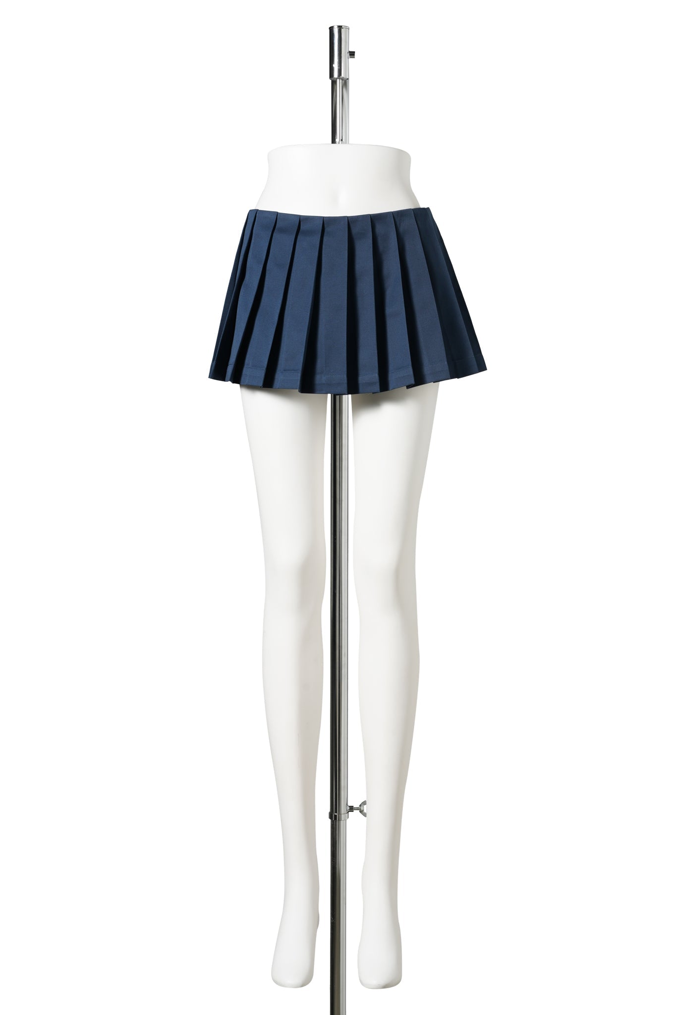 MINI PLEATED SKIRT / NAVY