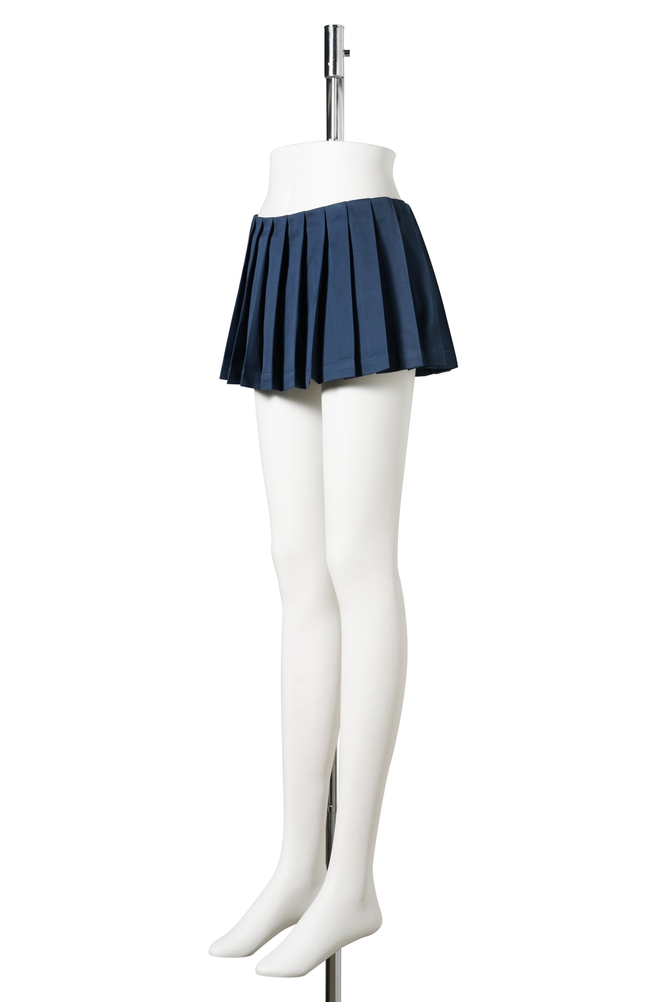 MINI PLEATED SKIRT / NAVY