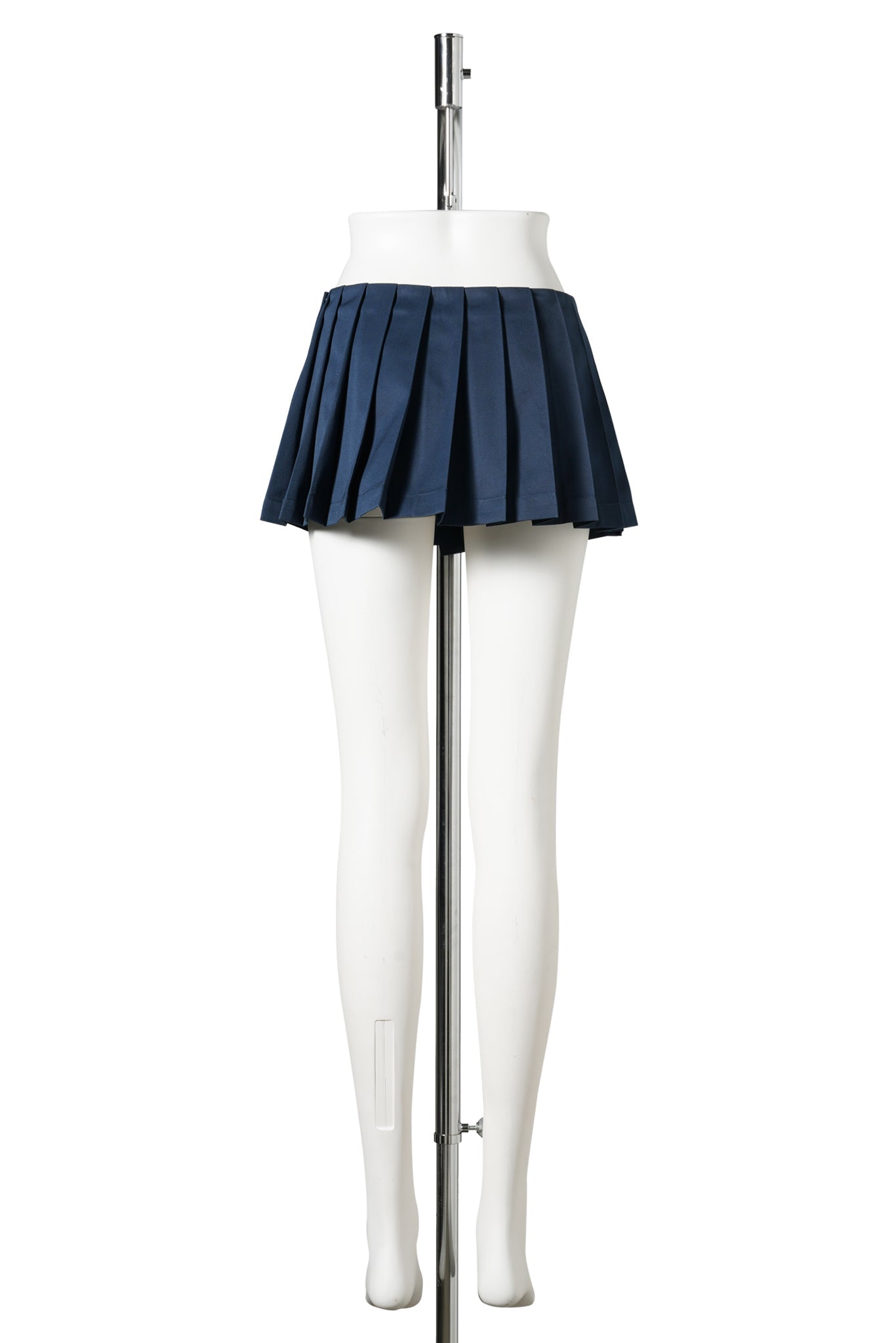 MINI PLEATED SKIRT / NAVY