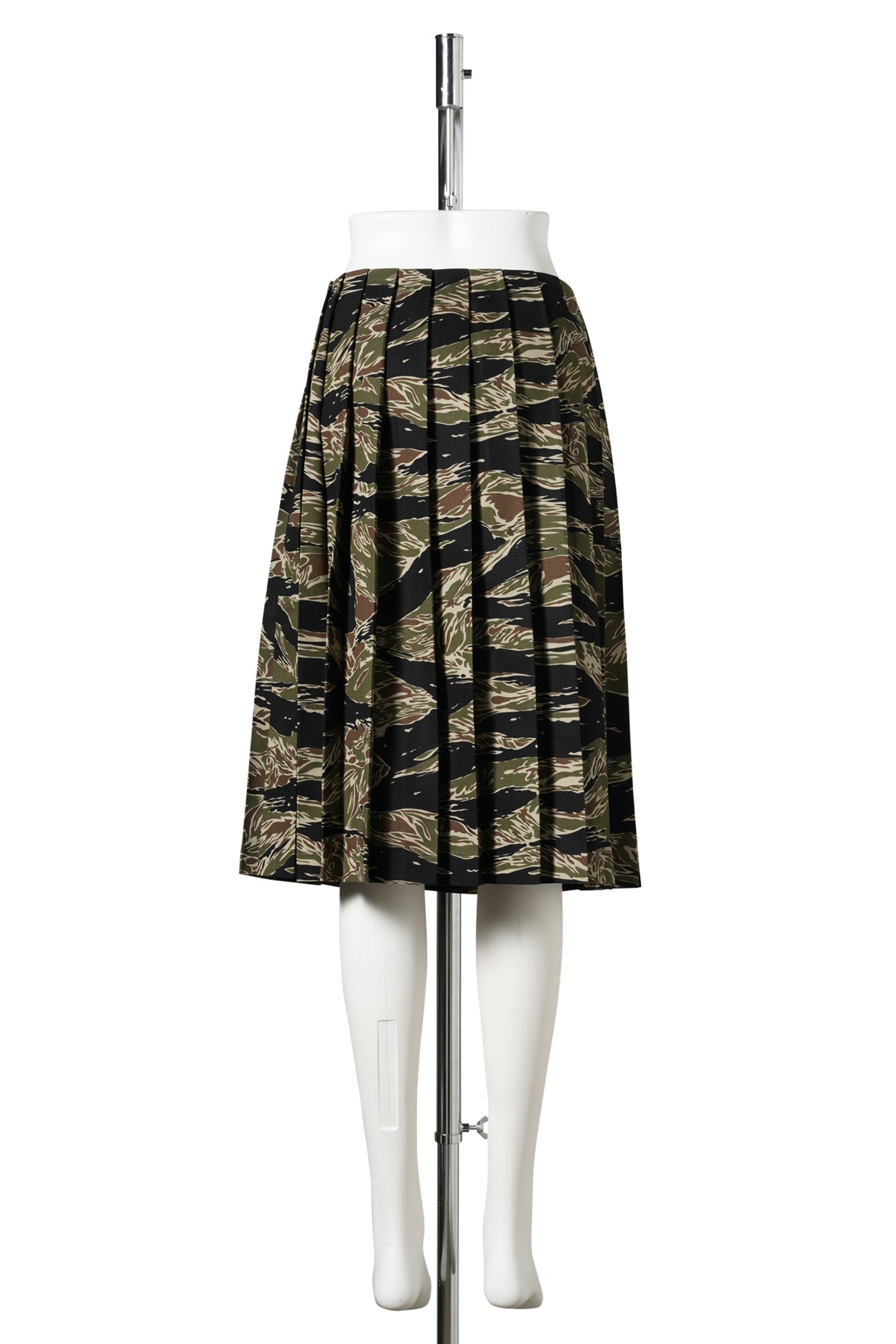 PLEATED SKIRT / CAMO