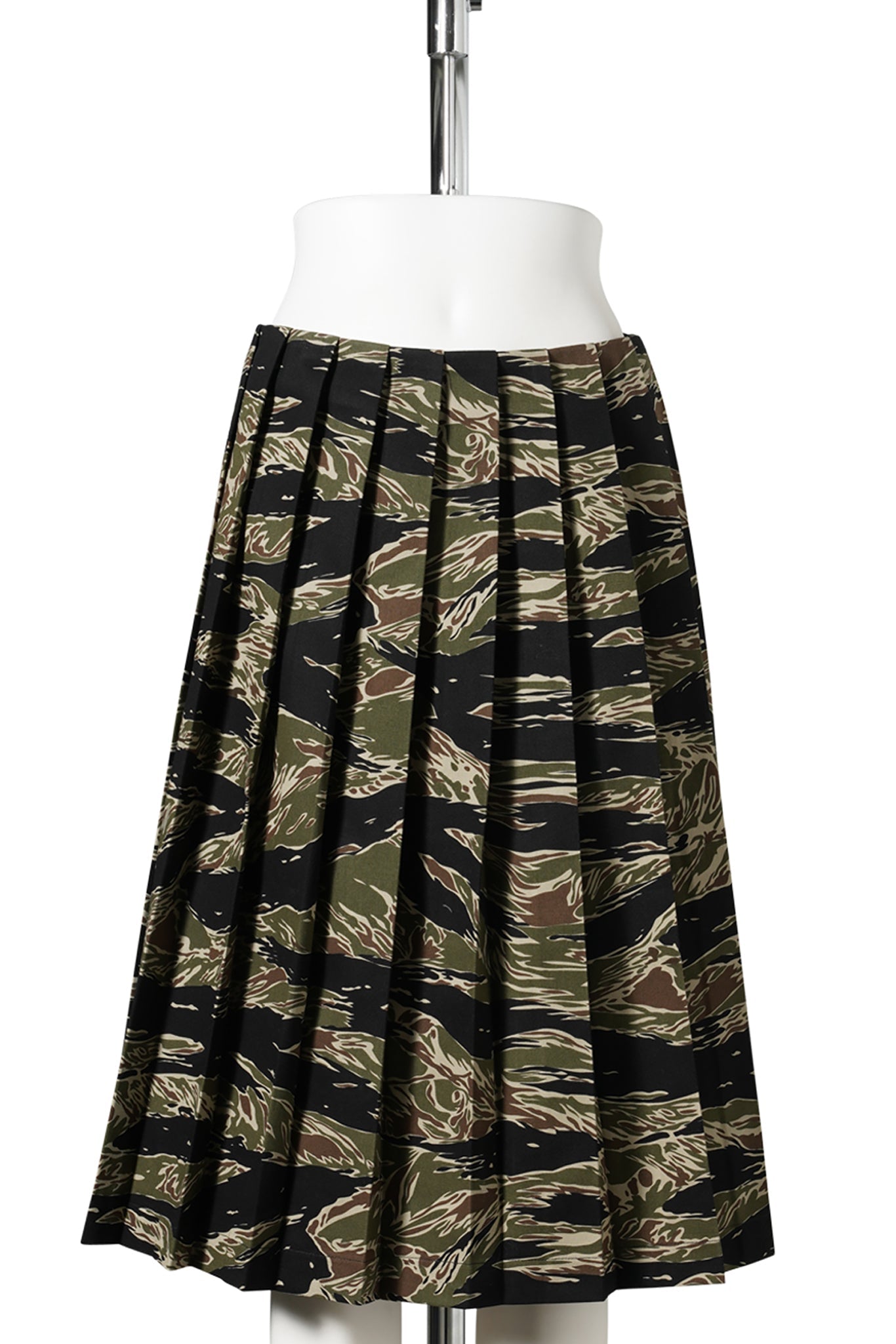 PLEATED SKIRT / CAMO