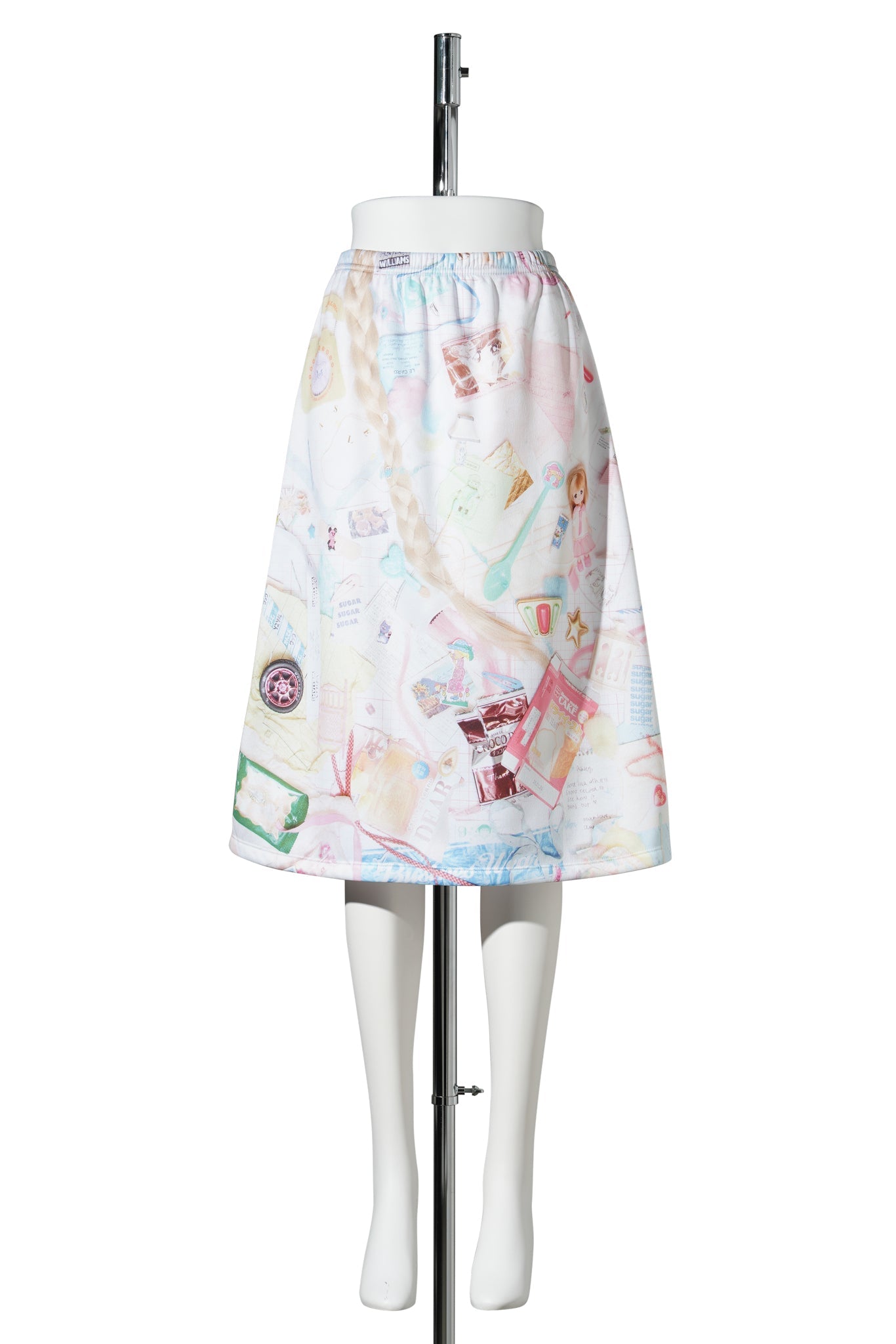 HEAVY JERSEY SKIRT / TREASURES