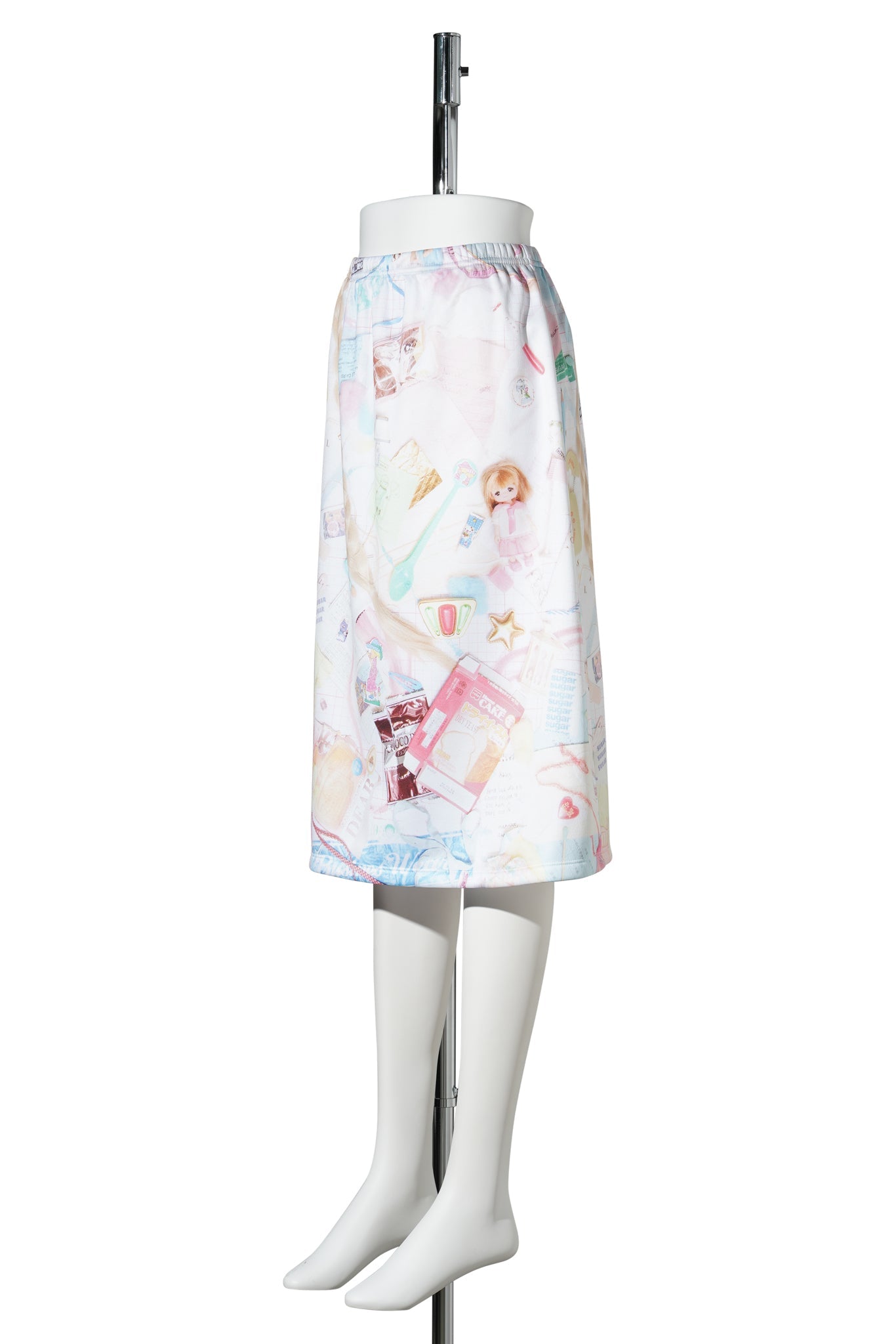 HEAVY JERSEY SKIRT / TREASURES