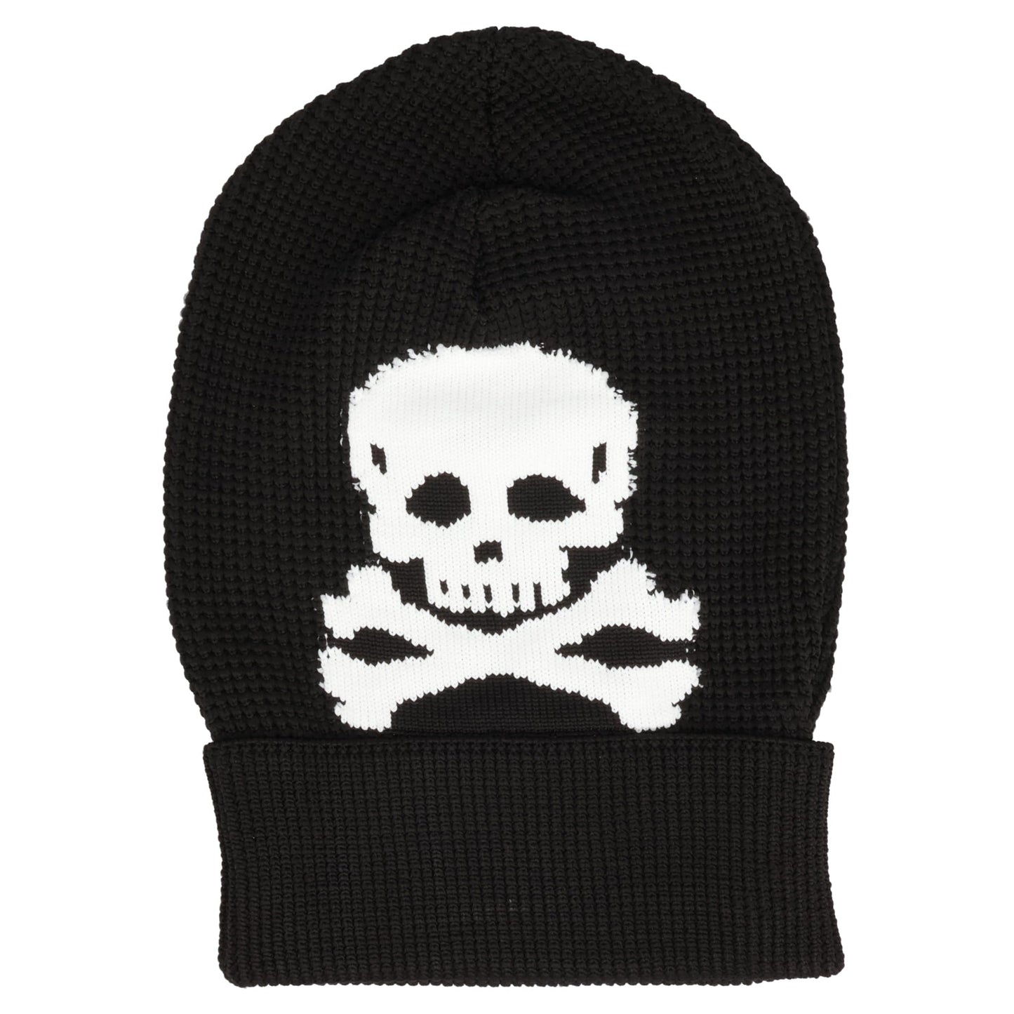 KNIT SKULL BEANIE / BLACK