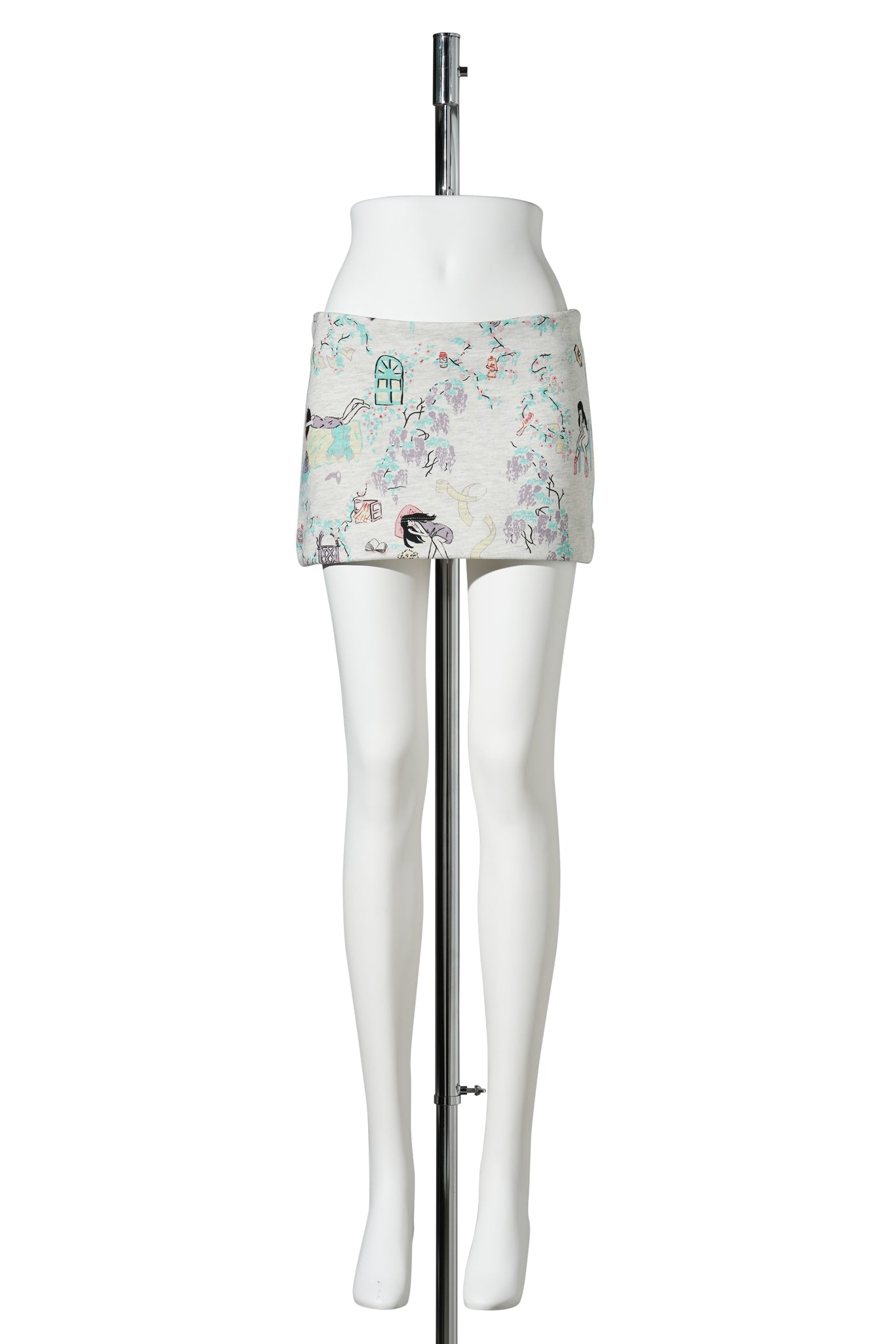 MINI SKIRT / GREY 'DAY IN THE LIFE'