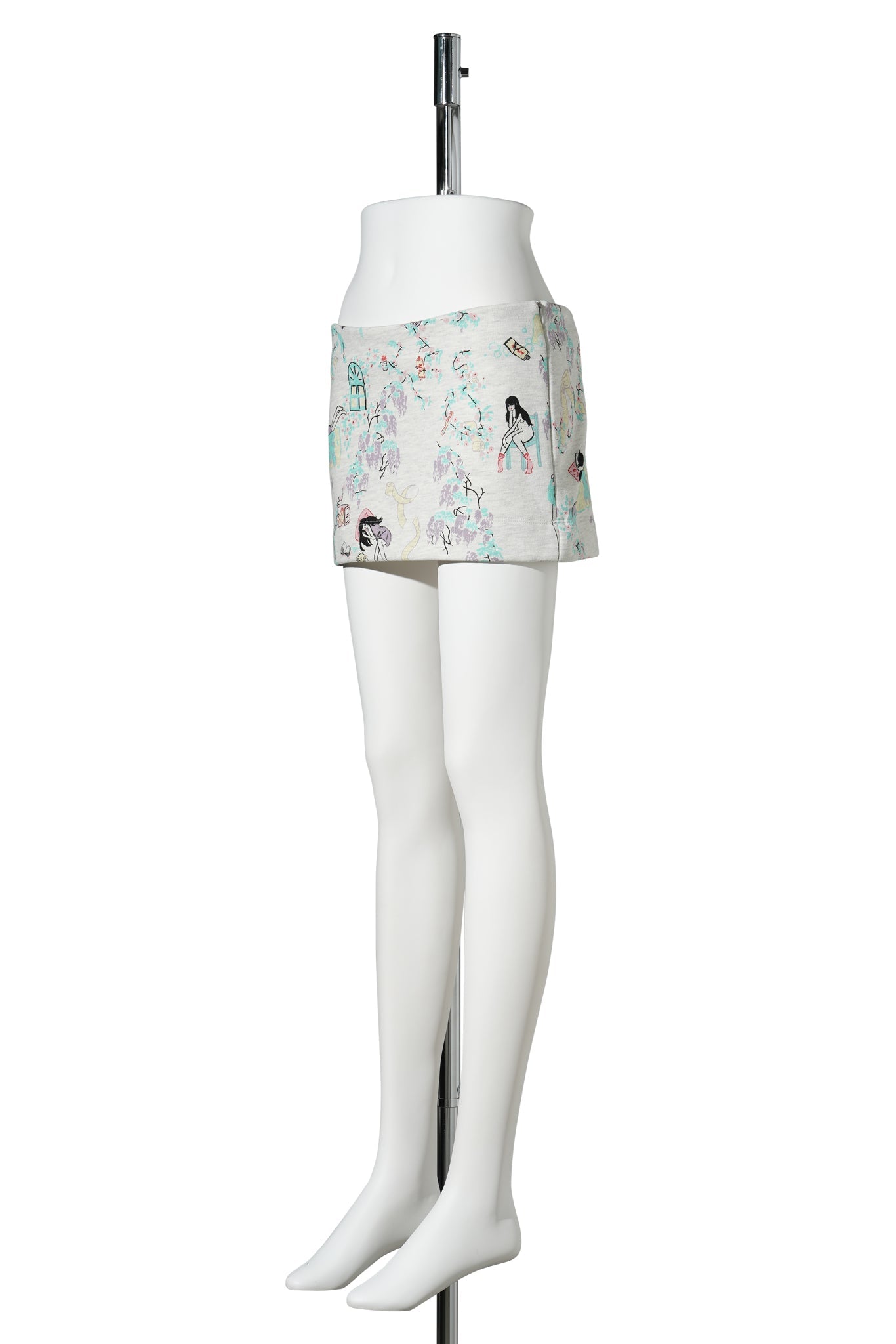 MINI SKIRT / GREY 'DAY IN THE LIFE'
