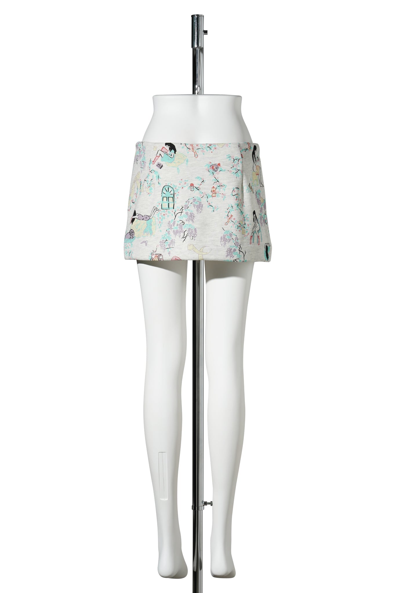 MINI SKIRT / GREY 'DAY IN THE LIFE'