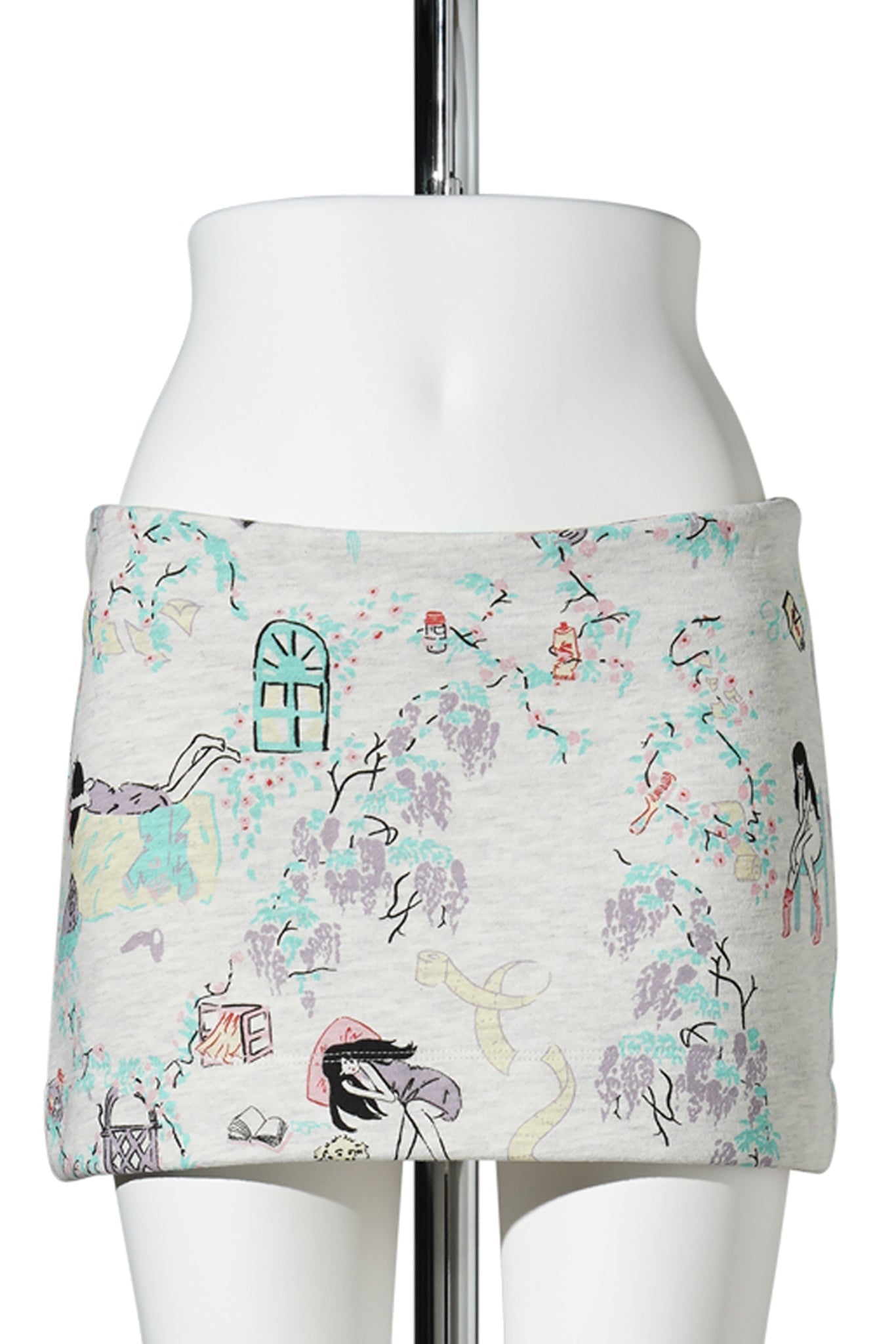 MINI SKIRT / GREY 'DAY IN THE LIFE'