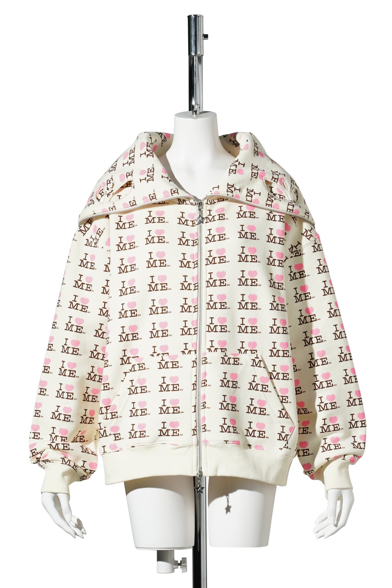 BUTTERFLY HOODIE / I HEART ME YELLOW