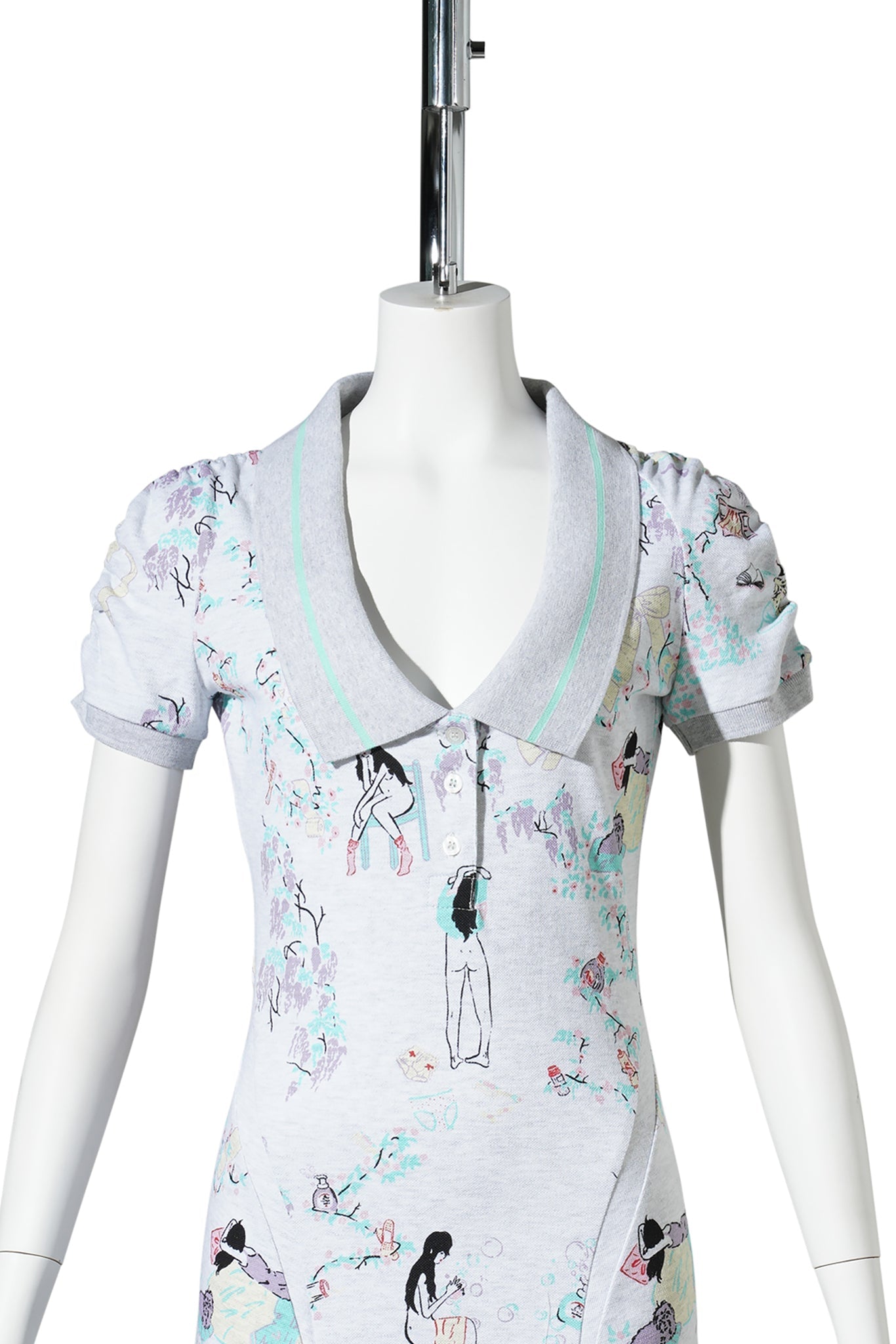 AMELIA DRESS / GREY 'DAY IN THE LIFE'