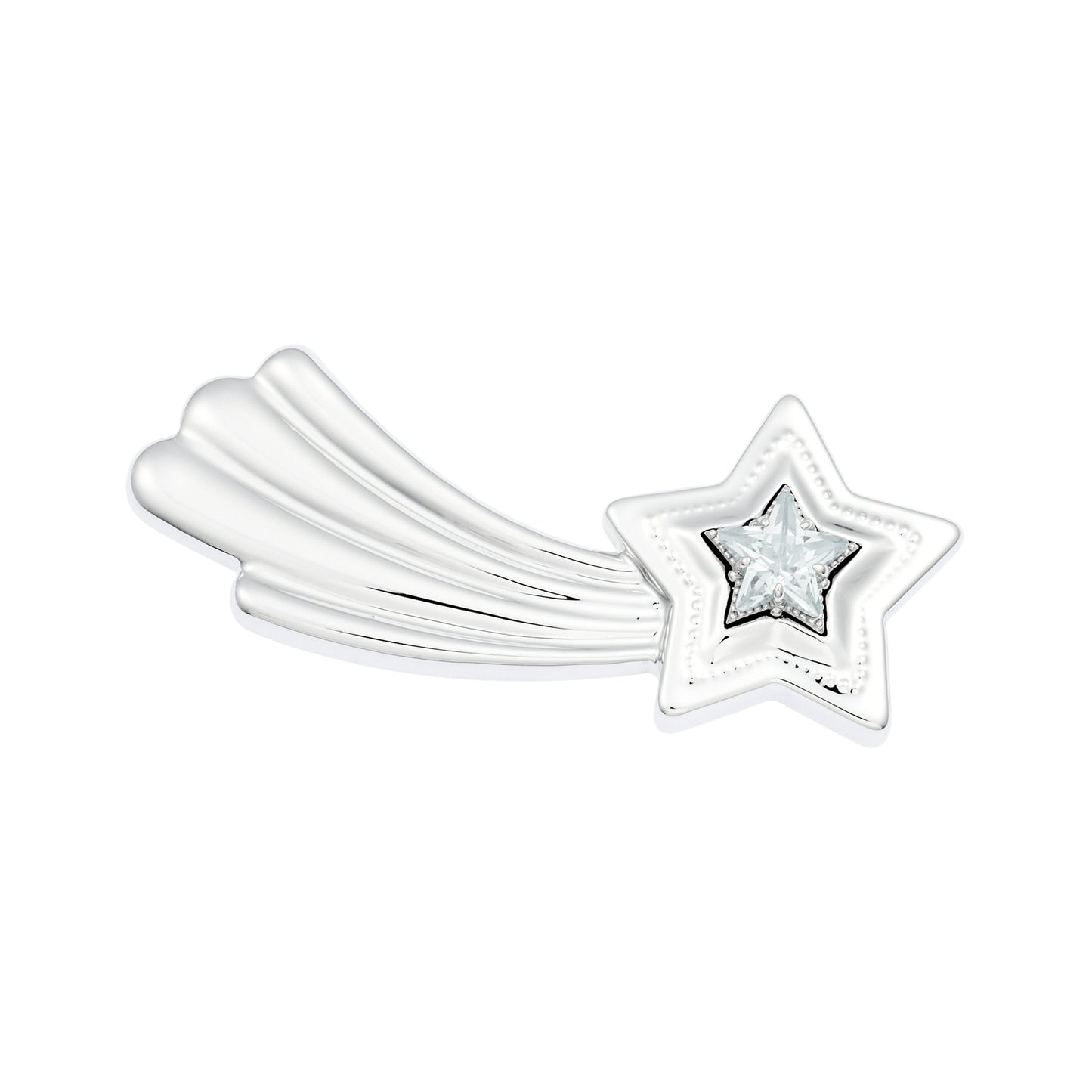 STAR HAIR CLIP / SILVER