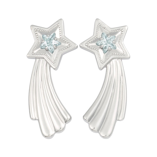 STAR STUD EARRING / SILVER