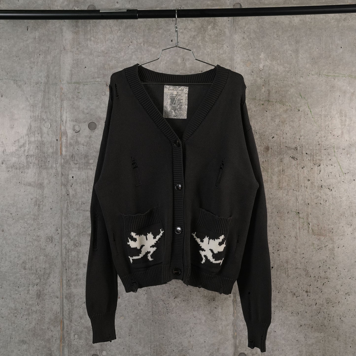 UPSTAIRS CARDIGAN / BLACK