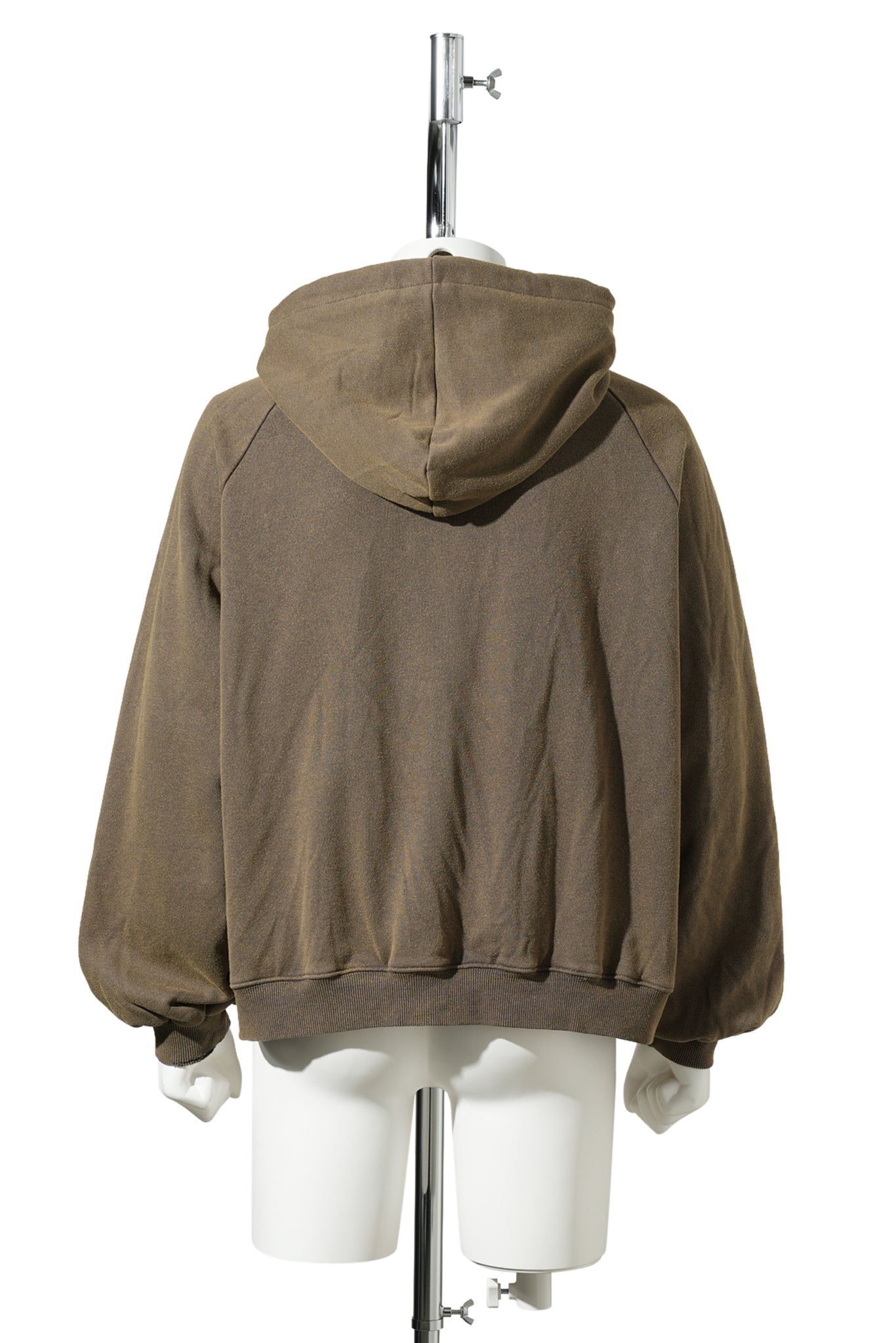 HENCH , THERMAL LINED ZIP-UP HOODIE / ORIGINAL BROWN