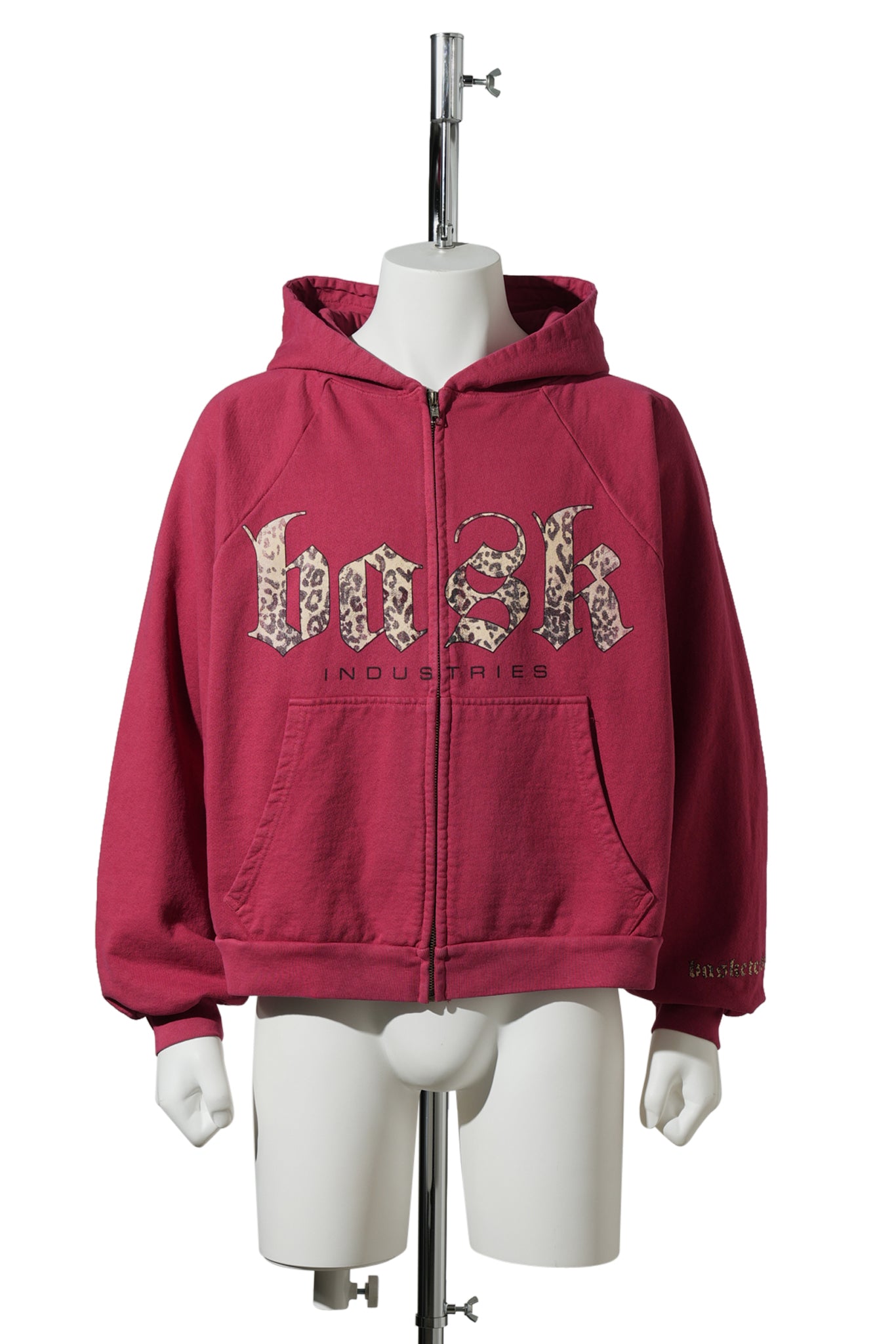 INDUSTRIES , ZIP-UP HOODIE / BRICK