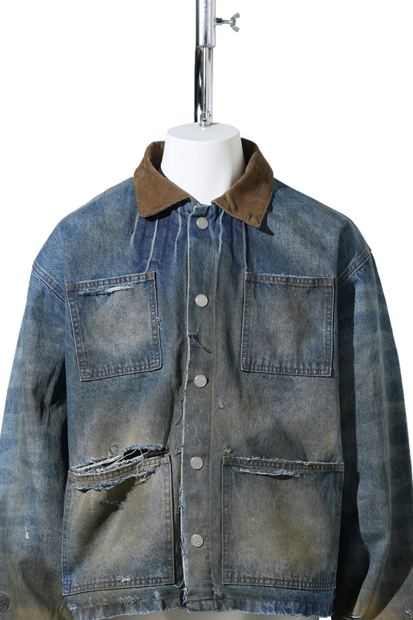 HAYSTACK , DENIM JACKET / WASHED BLUE