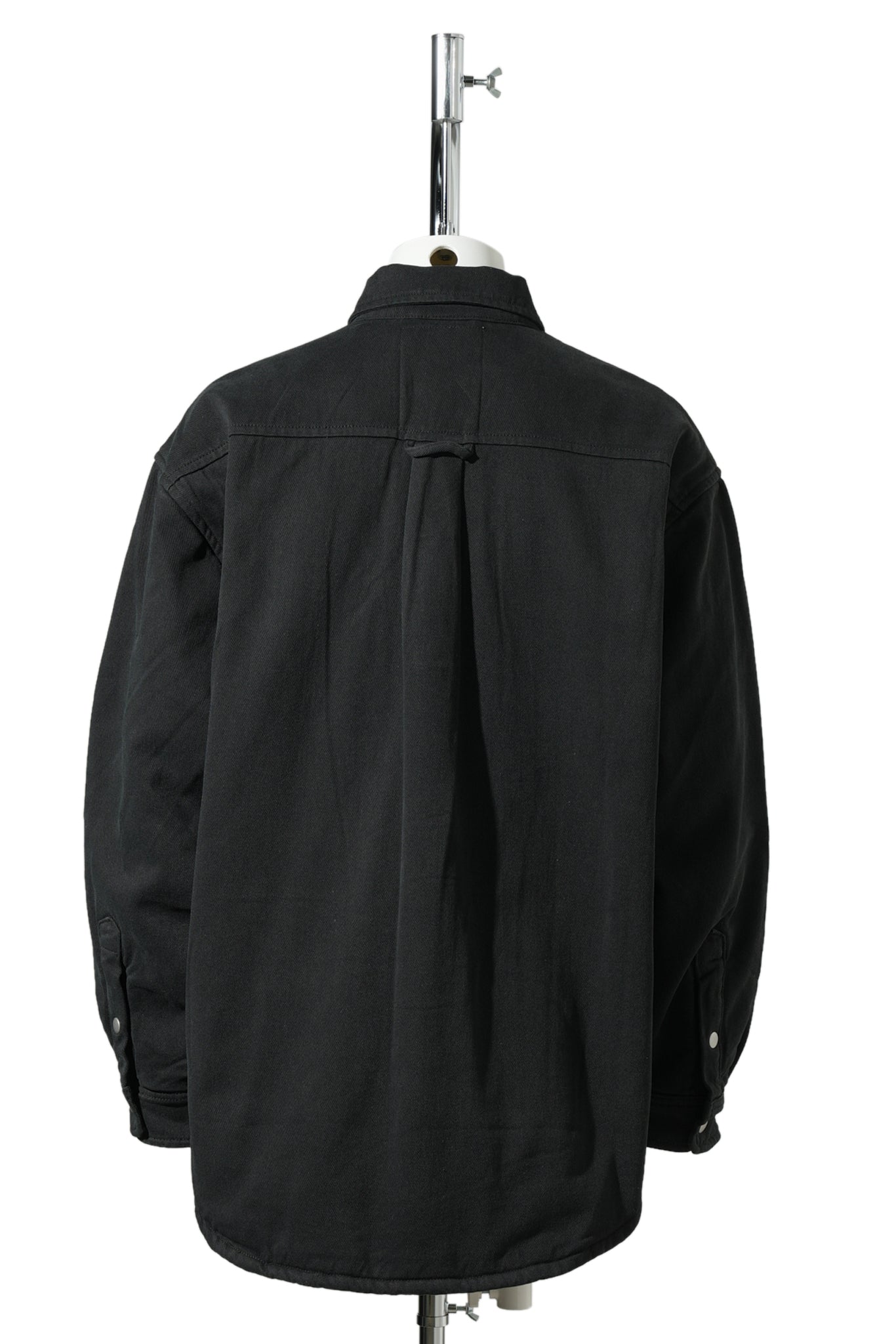 ALLEYWAY , PADDED BUTTON UP / VINTAGE BLACK