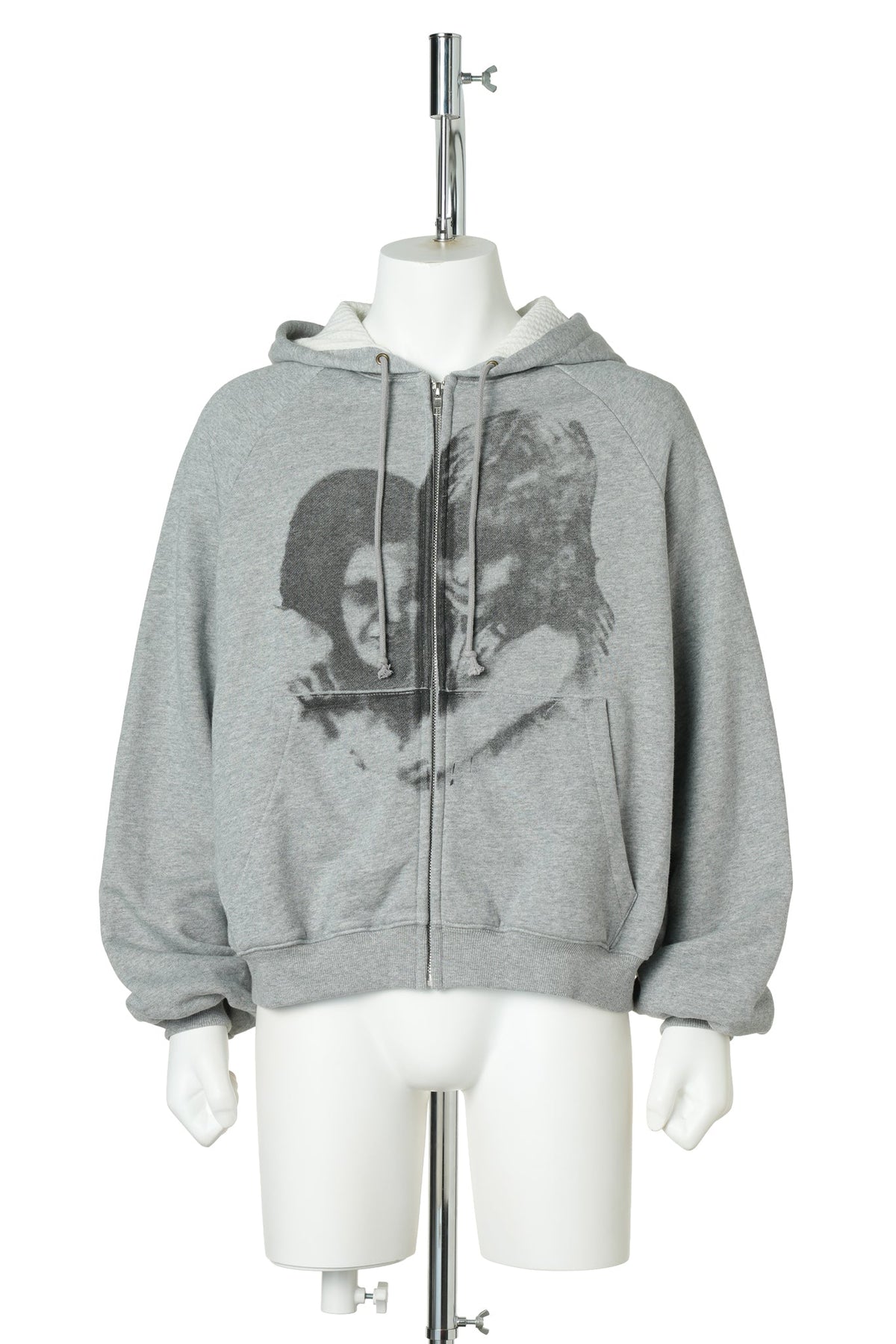 EMBRACE, THERMAL LINED ZIP / HEATHER GRAY