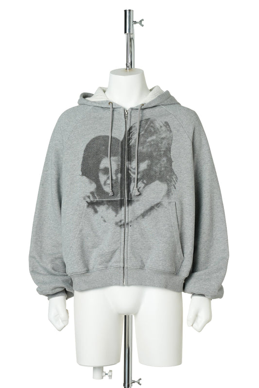 EMBRACE, THERMAL LINED ZIP / HEATHER GRAY
