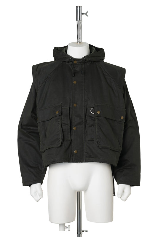 FISHERMAN OIL WAX JACKET / BROWN