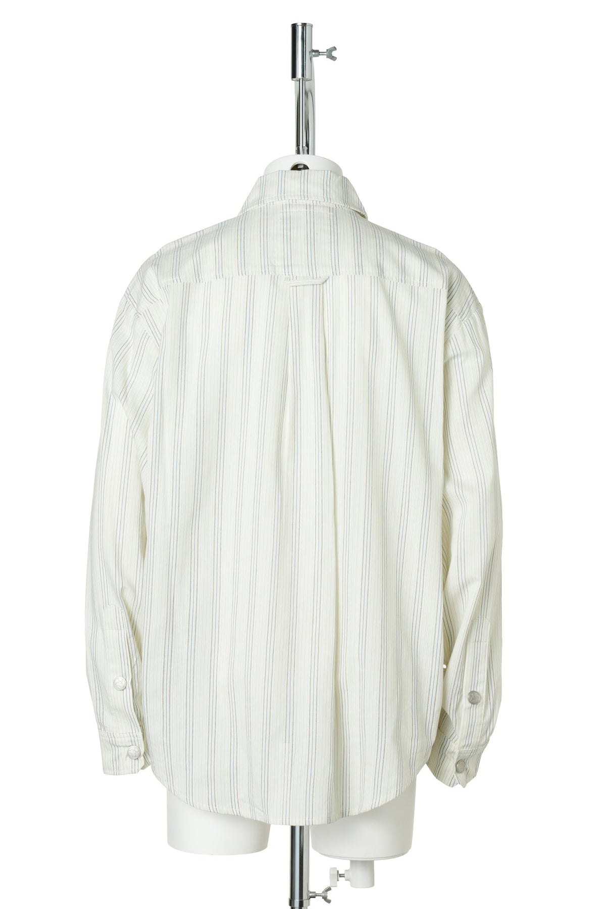 HOUND/ OVERSIZED BUTTON-UP / WHITE/BLUE