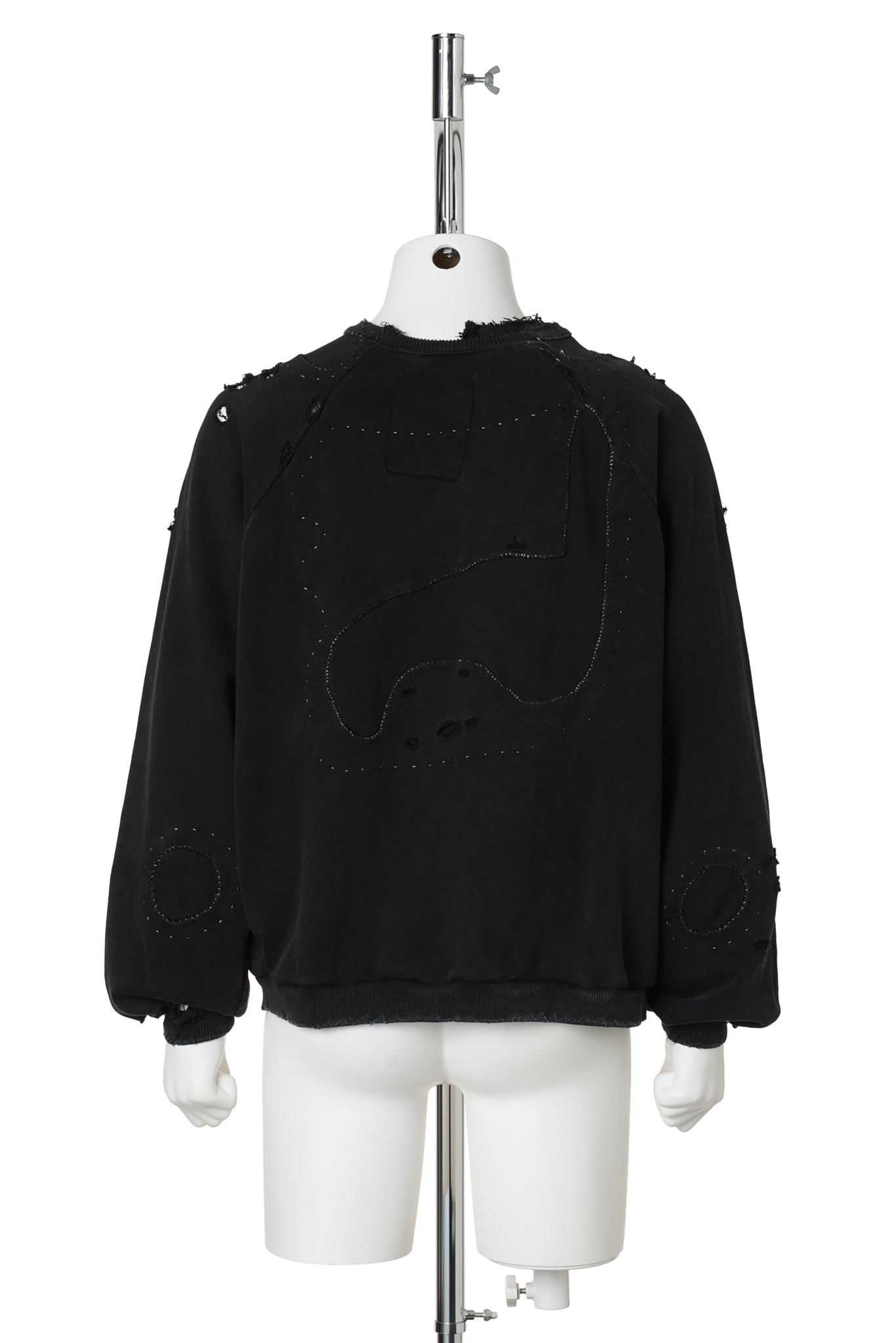 RESORT REPAIRED CREWNECK / VINTAGE BLACK