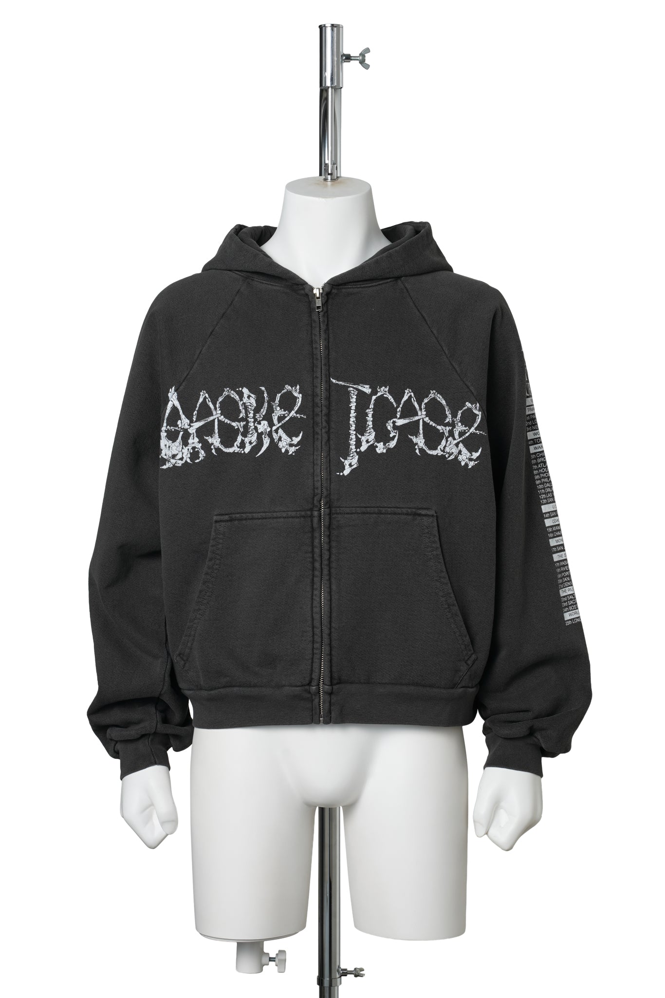 MASSACRE, ZIP UP / VINTAGE BLACK