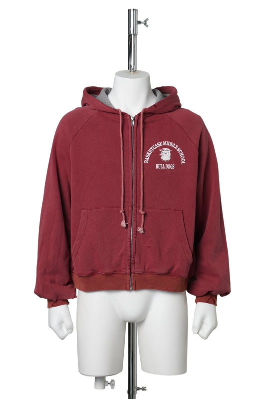 BULLDOG, THERMAL LINED ZIP / RED
