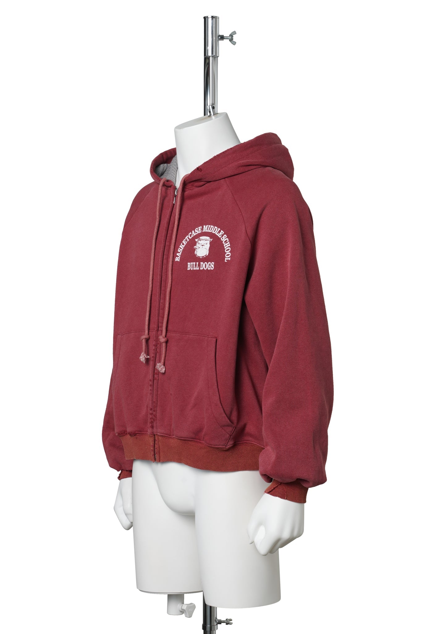 BULLDOG, THERMAL LINED ZIP / RED