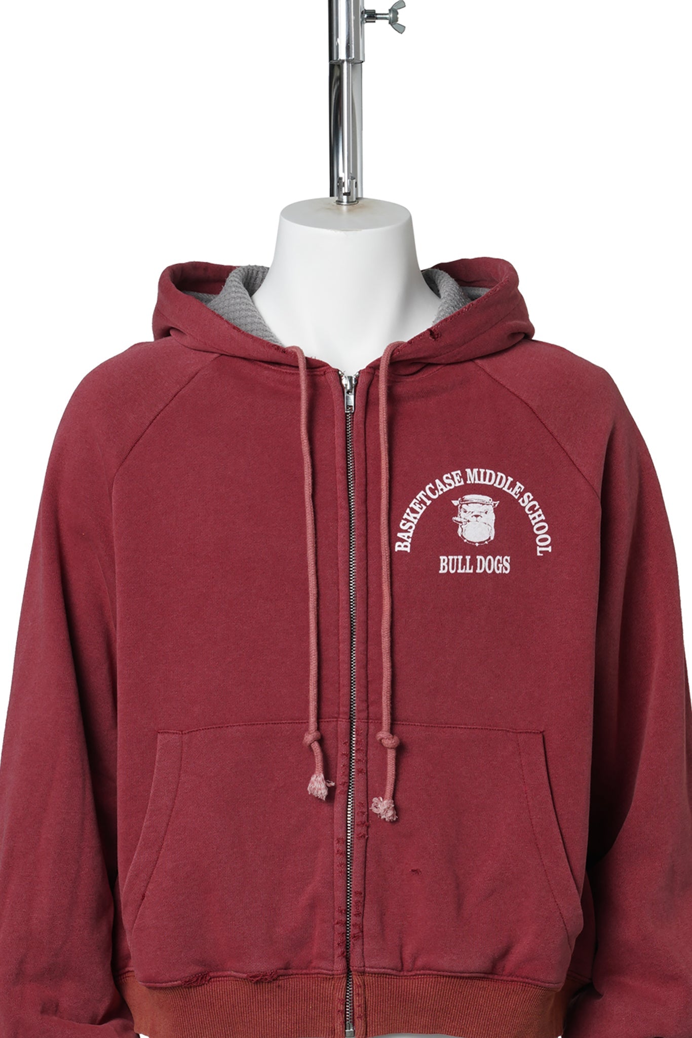BULLDOG, THERMAL LINED ZIP / RED