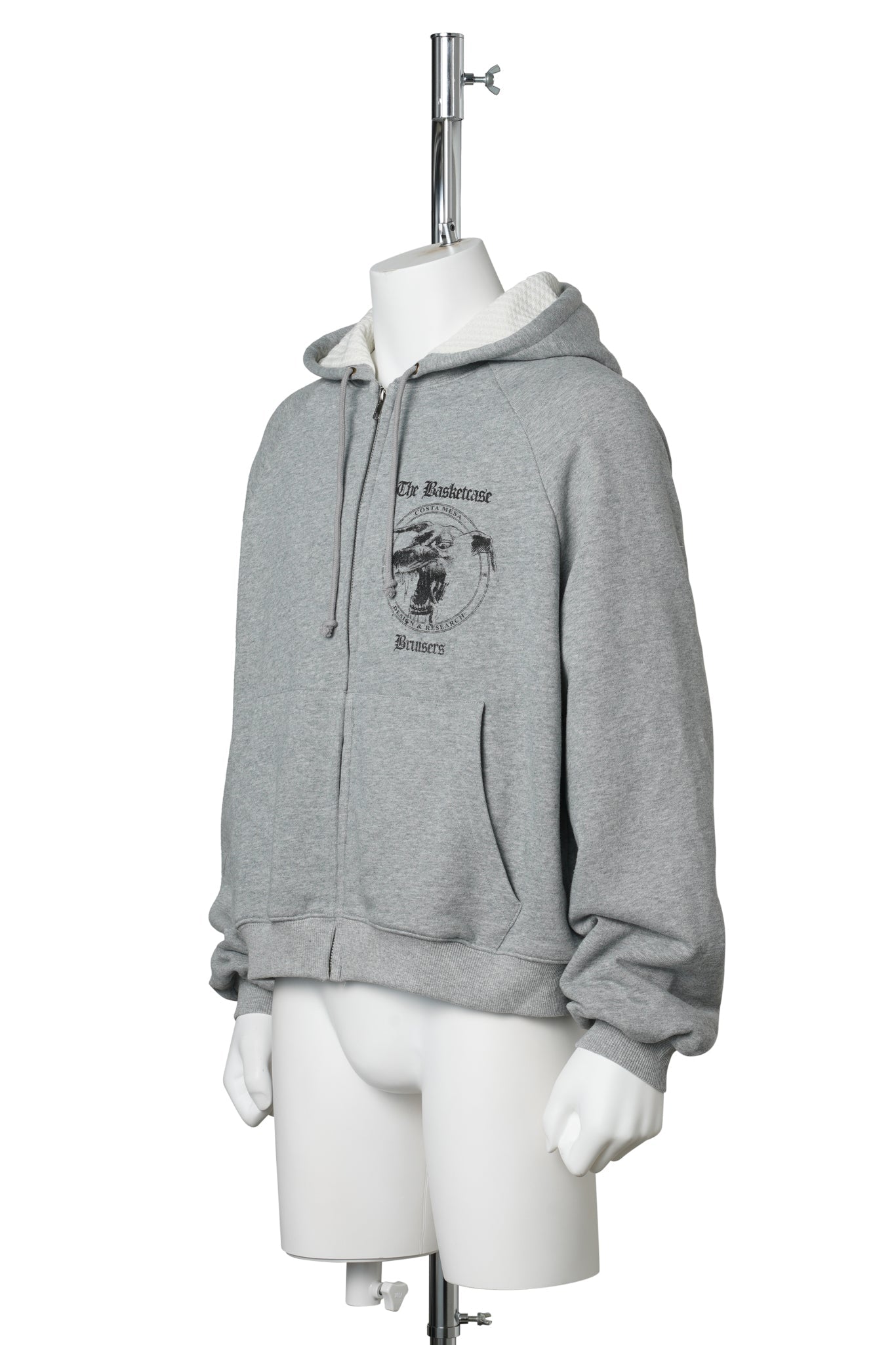 BRUISERS, THERMAL LINED ZIP / GREY