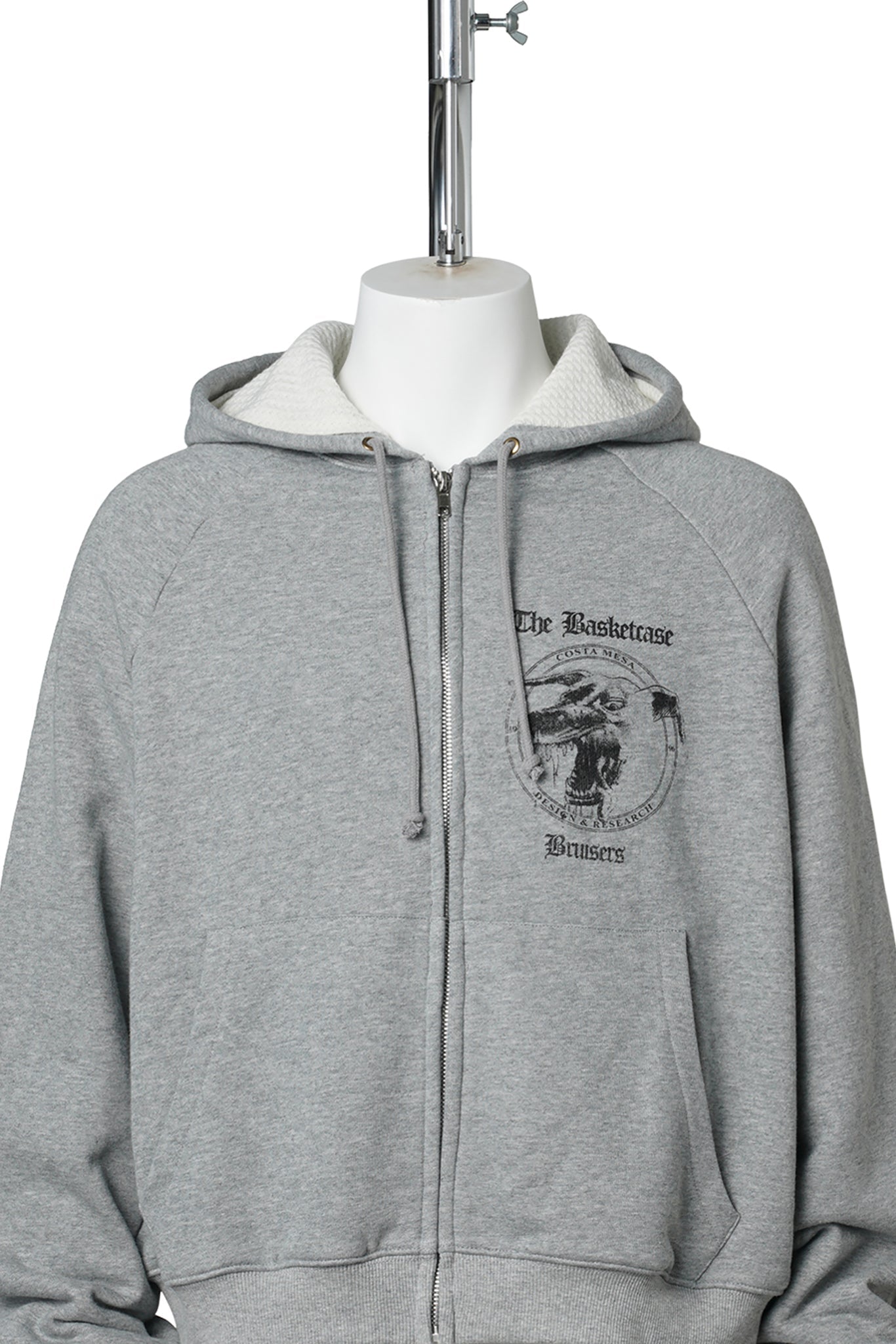 BRUISERS, THERMAL LINED ZIP / GREY