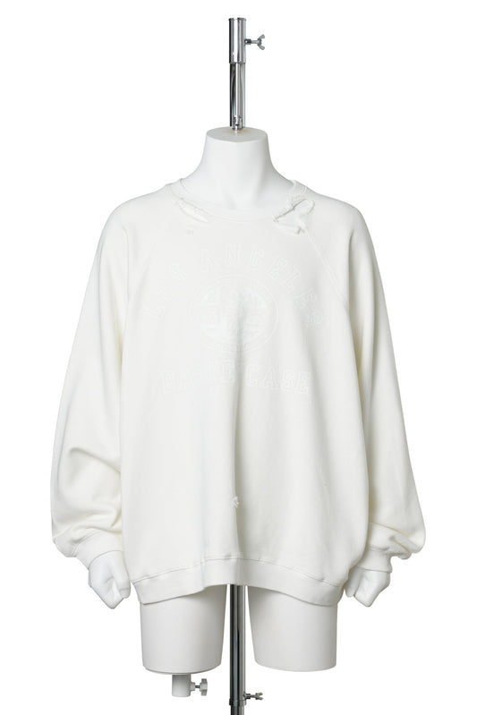 LOS ANGELES, CREWNECK / WHITE