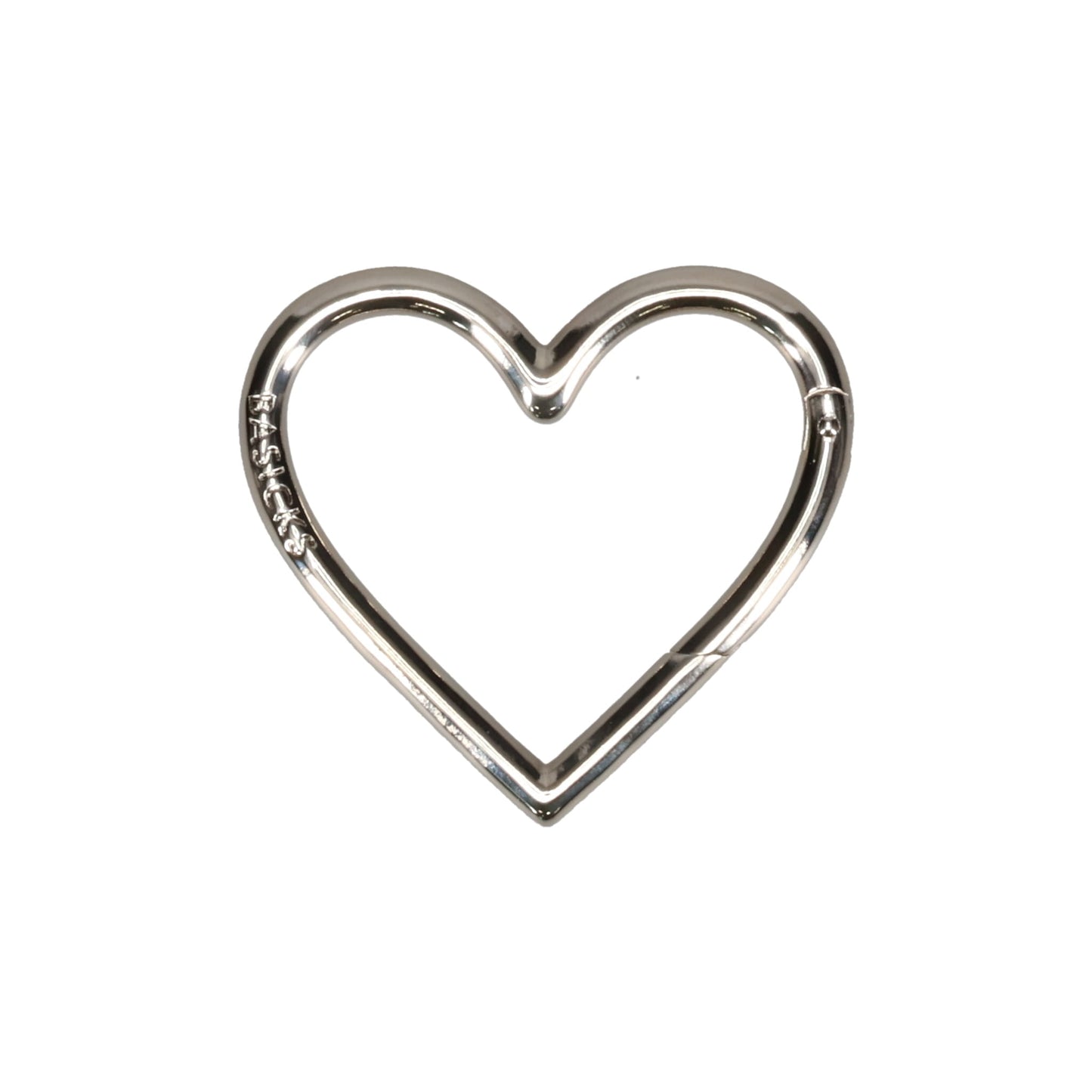 HEART CARBINER / SILVER