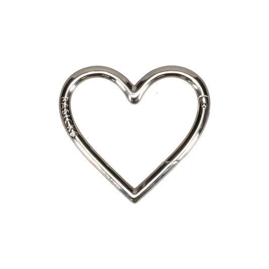 HEART CARBINER / SILVER