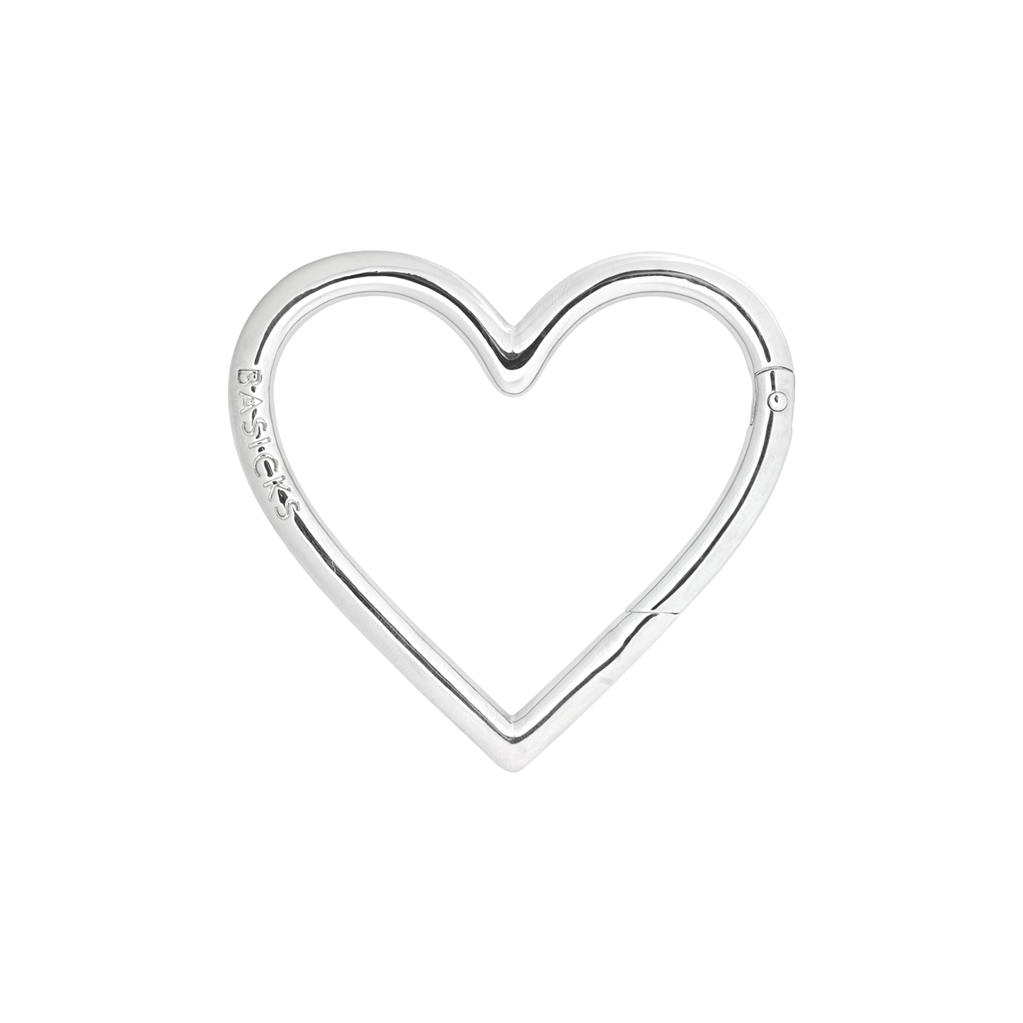 HEART CARBINER / SILVER